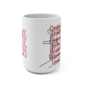 Christian Faith Checklist Mug | Yes No Cross Graphic 15oz