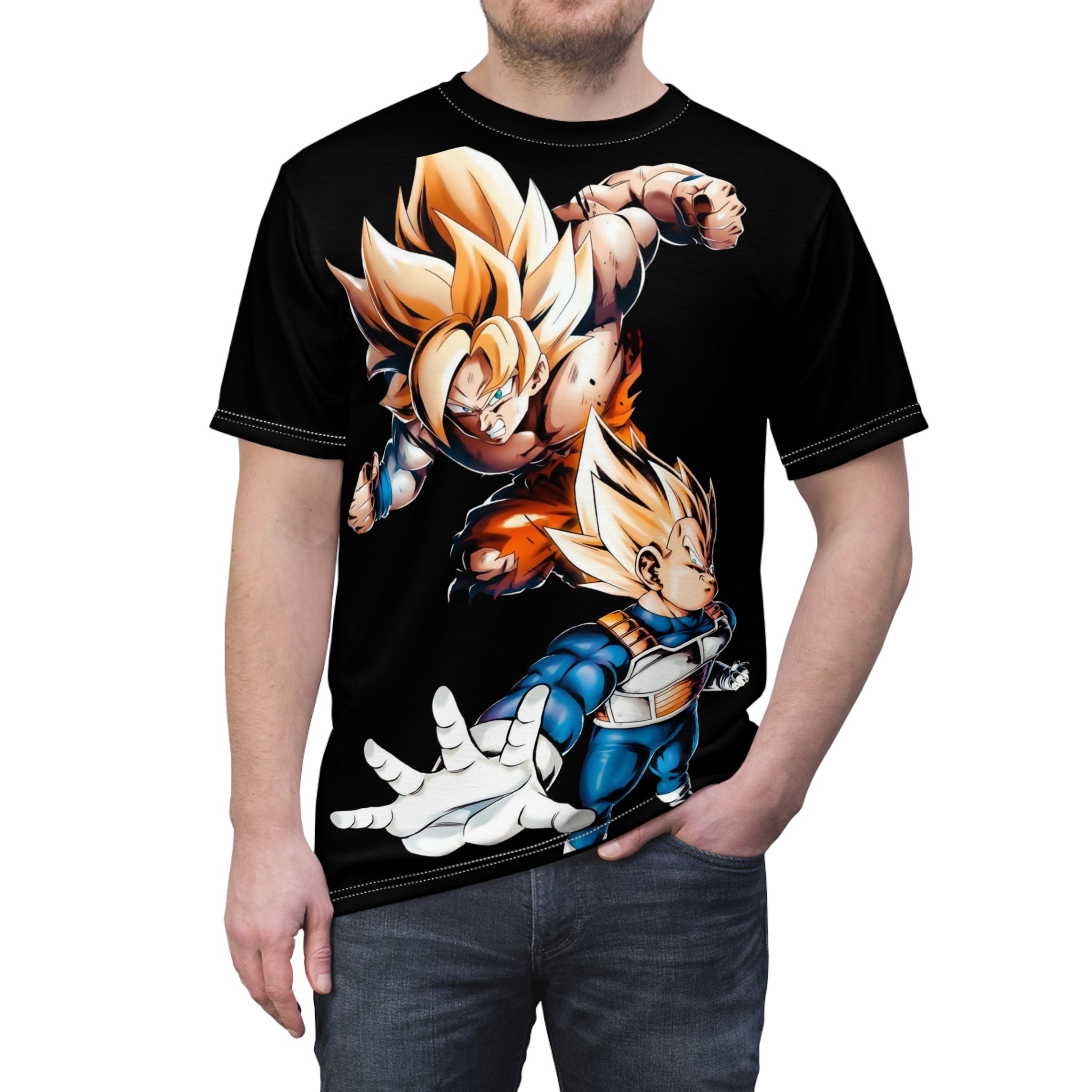 Dragon Ball All-Over Print Tee — Goku & Vegeta AOP