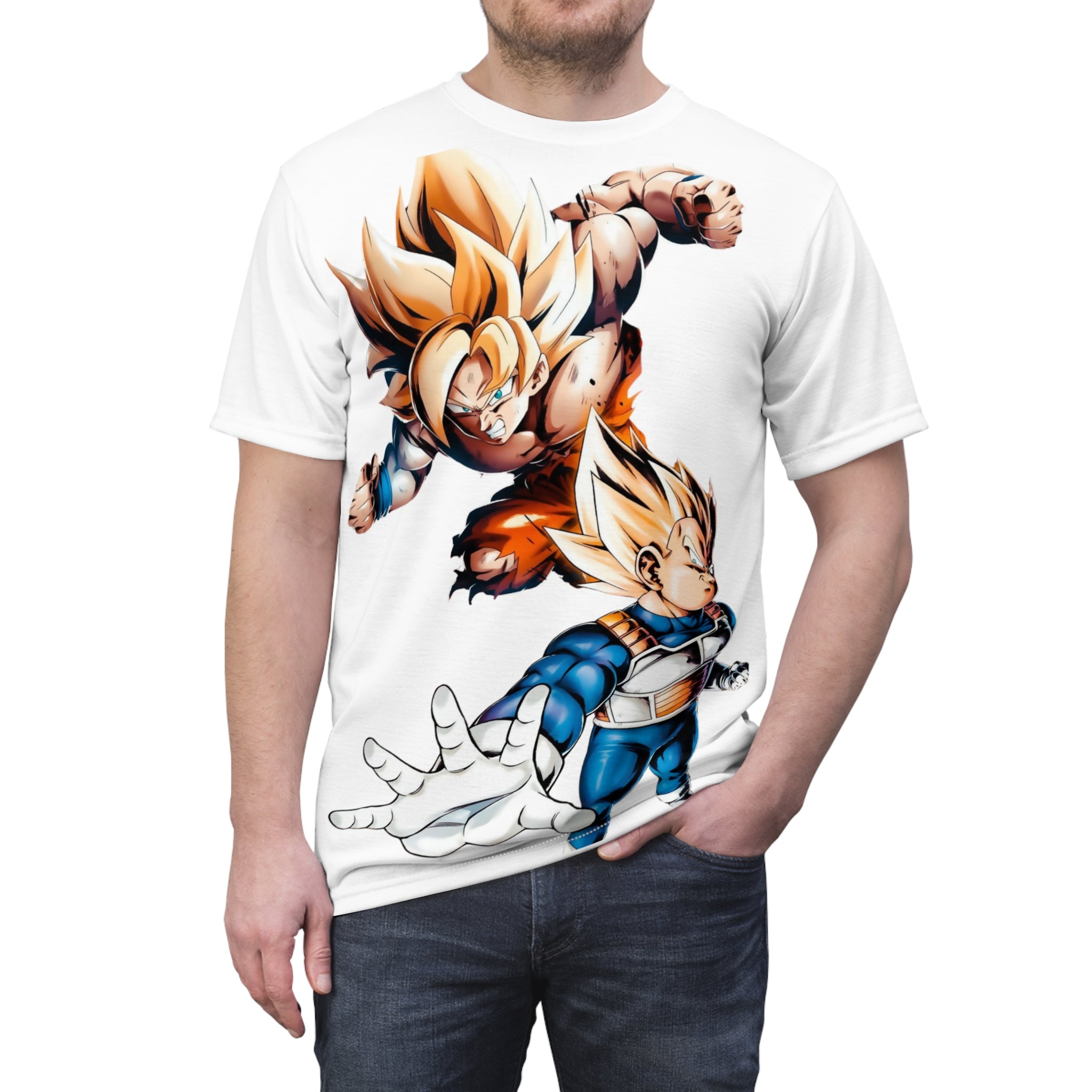Dragon Ball Goku & Vegeta All-Over Print Tee