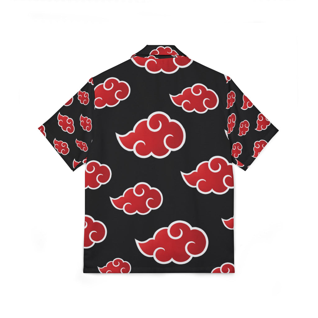Akatsuki Cloud Hawaiian Shirt — Men's Anime Pattern Camp Shirt
