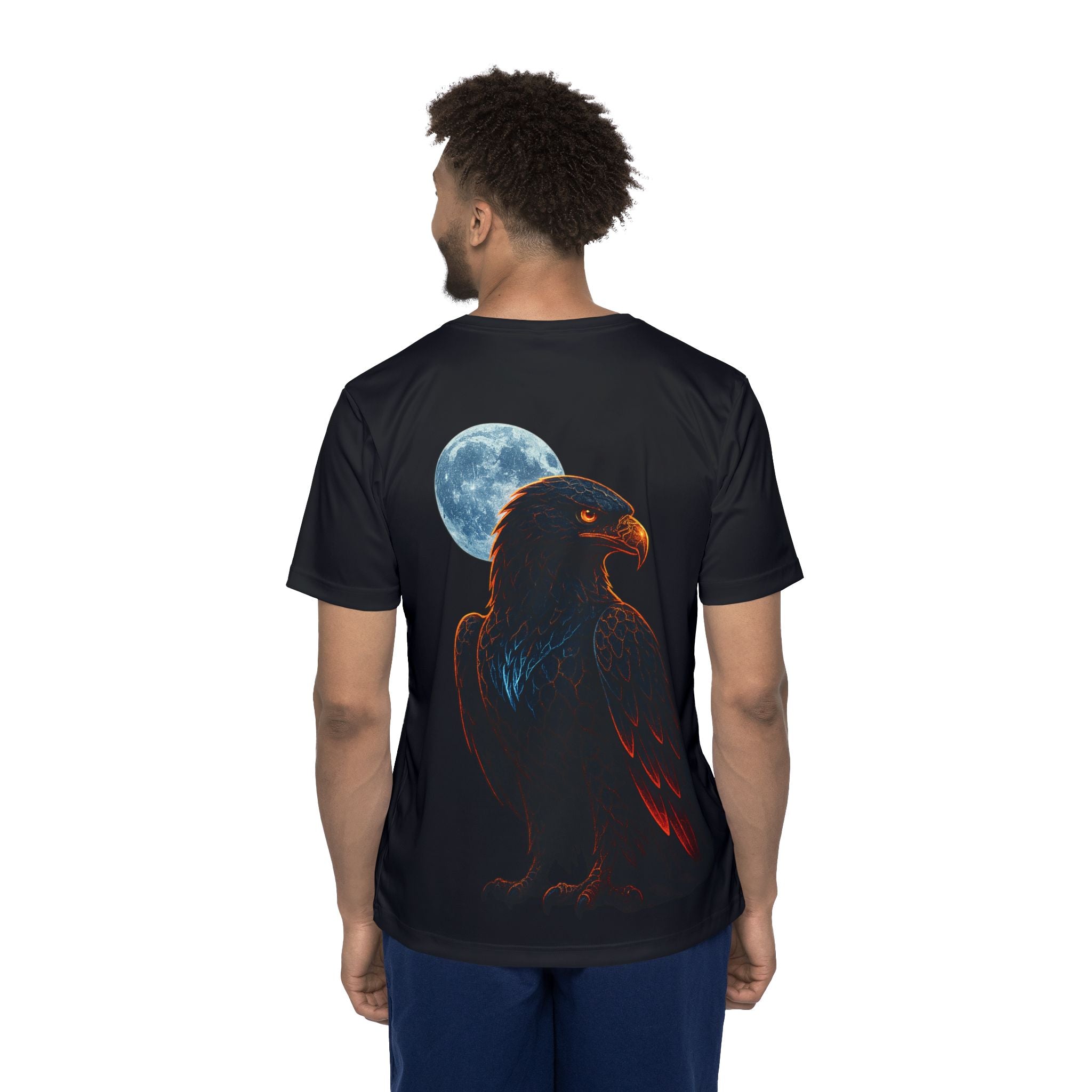 Eagle Moon Men’s Sports Jersey — Night Hawk Graphic AOP