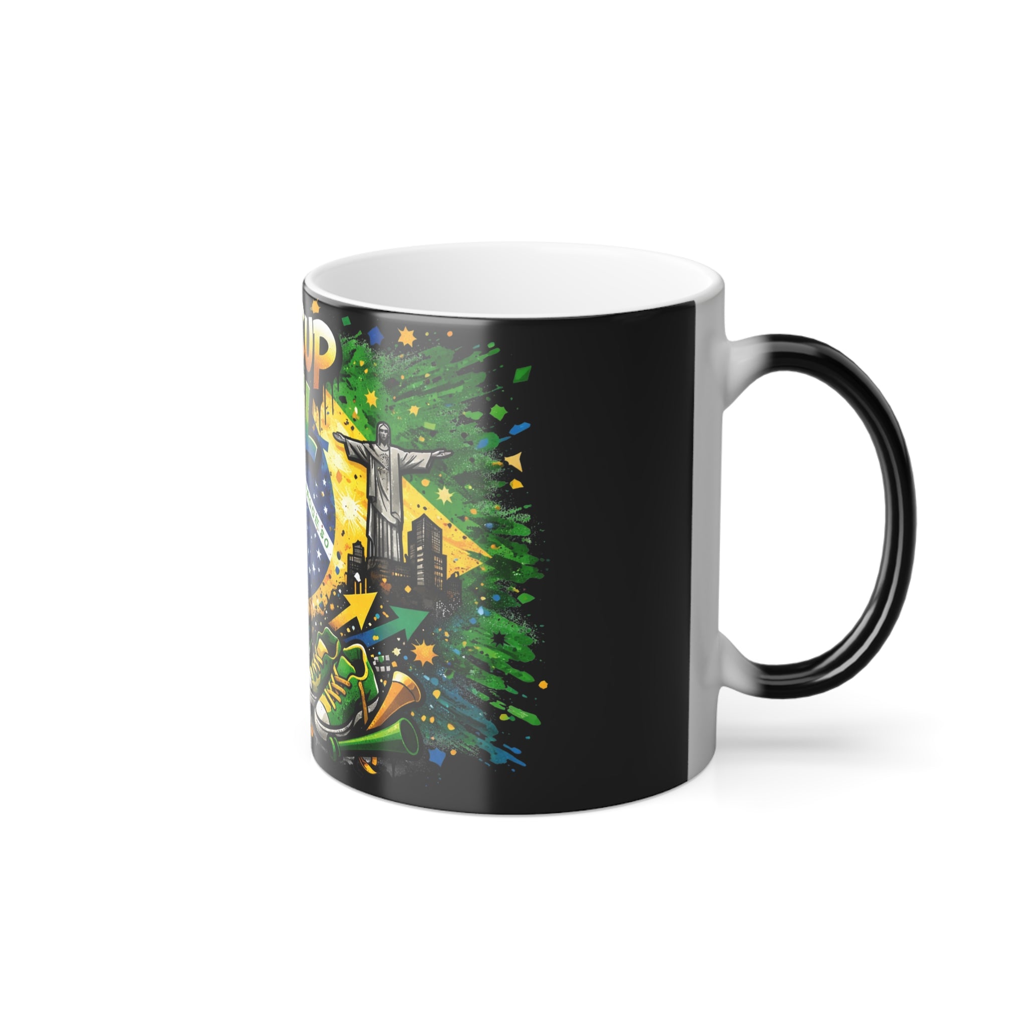 Color-Changing Mug — World Cup Brasil Trophy Design (11oz)