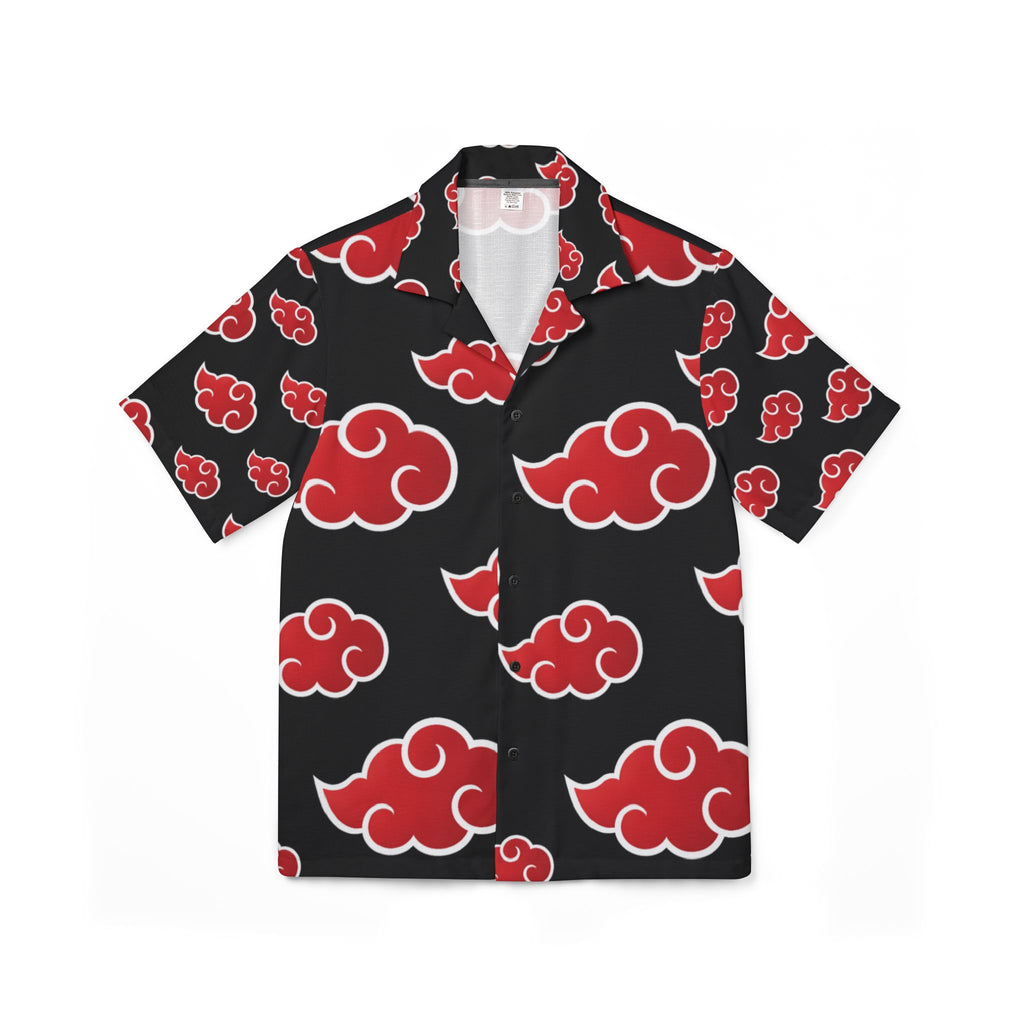 Akatsuki Cloud Hawaiian Shirt — Men's Anime Pattern Camp Shirt