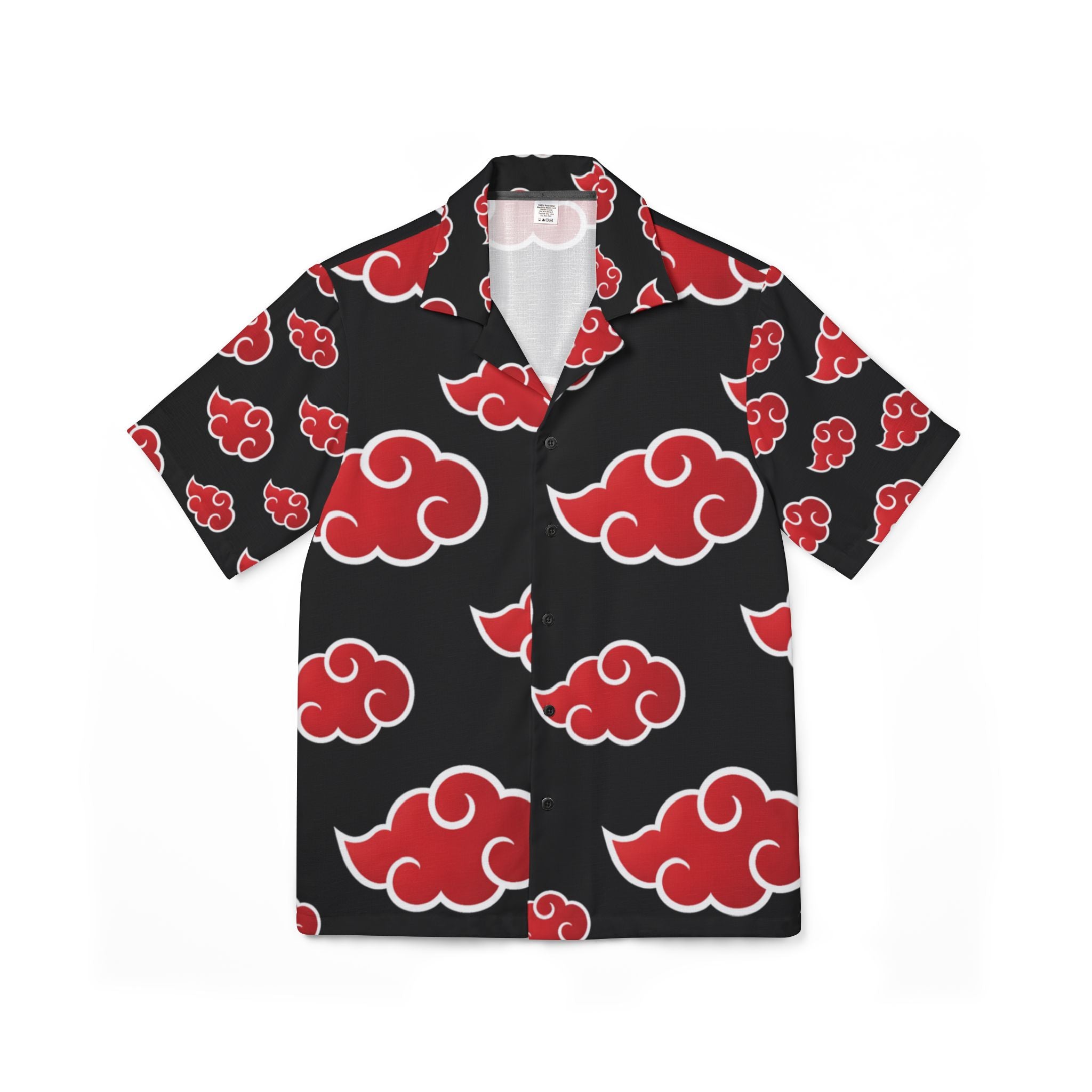 Akatsuki Cloud Hawaiian Shirt — Men's Anime Pattern Camp Shirt