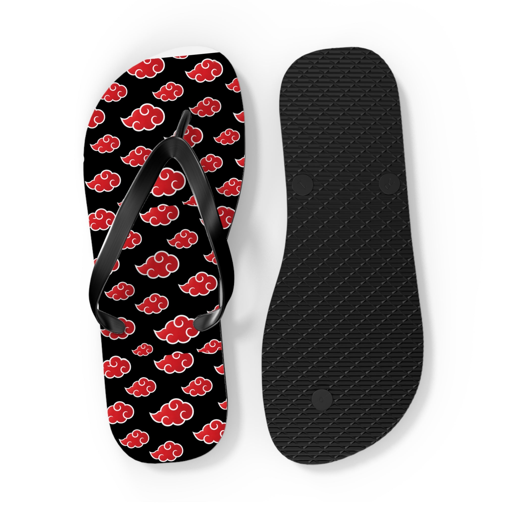 Akatsuki Cloud Flip Flops – Anime Pattern Beach Sandals