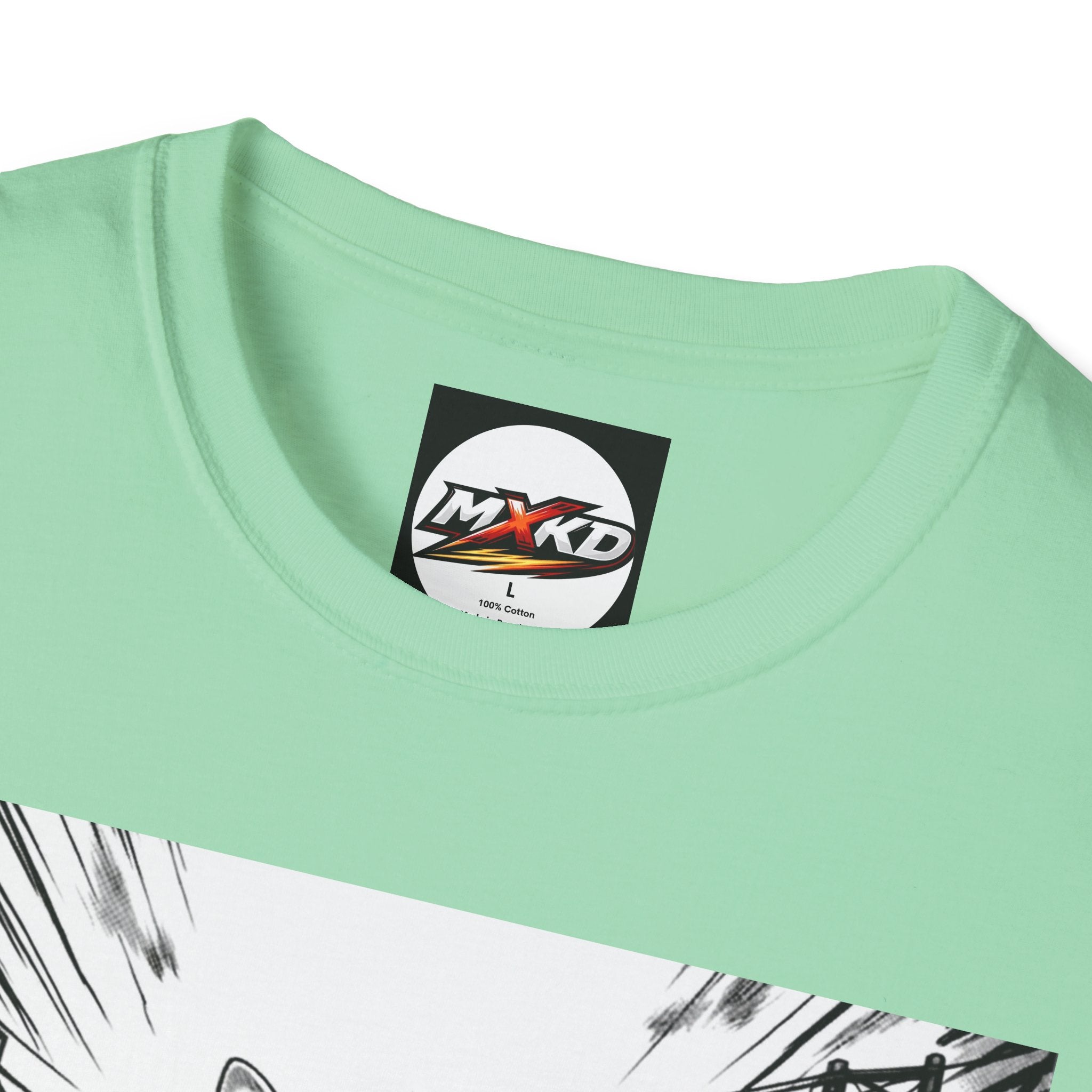 Cat Samurai T‑Shirt — Urban Noir Graphic Tee (Mxkd)