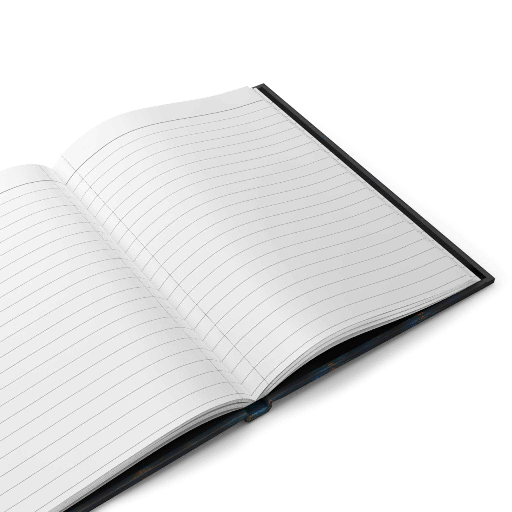 Luminous Moonlit Spheres Hardcover Journal — Celestial Art Notebook for Dreamers & Writers