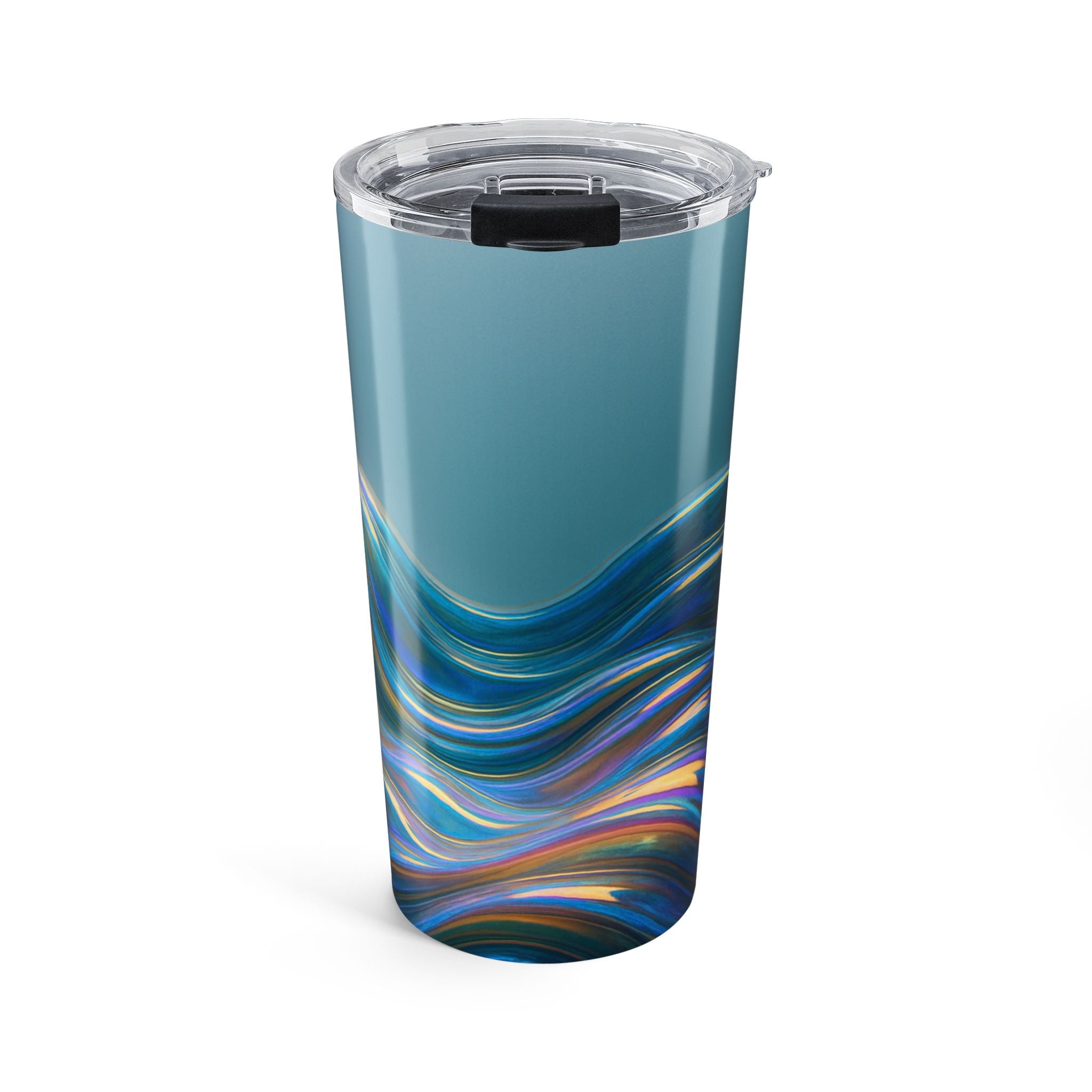 20oz Iridescent Wave Tumbler — Double-Wall Travel Cup