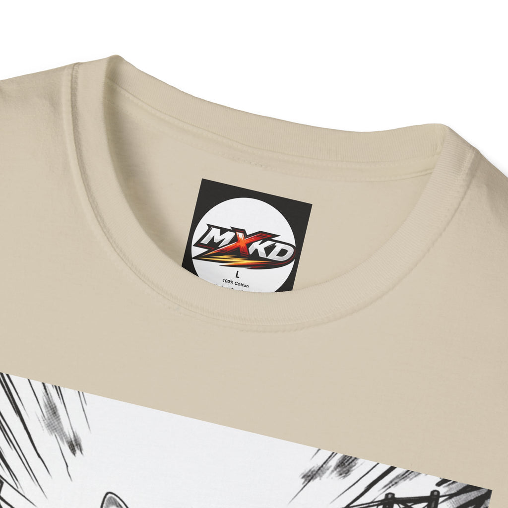 Cat Samurai T‑Shirt — Urban Noir Graphic Tee (Mxkd)