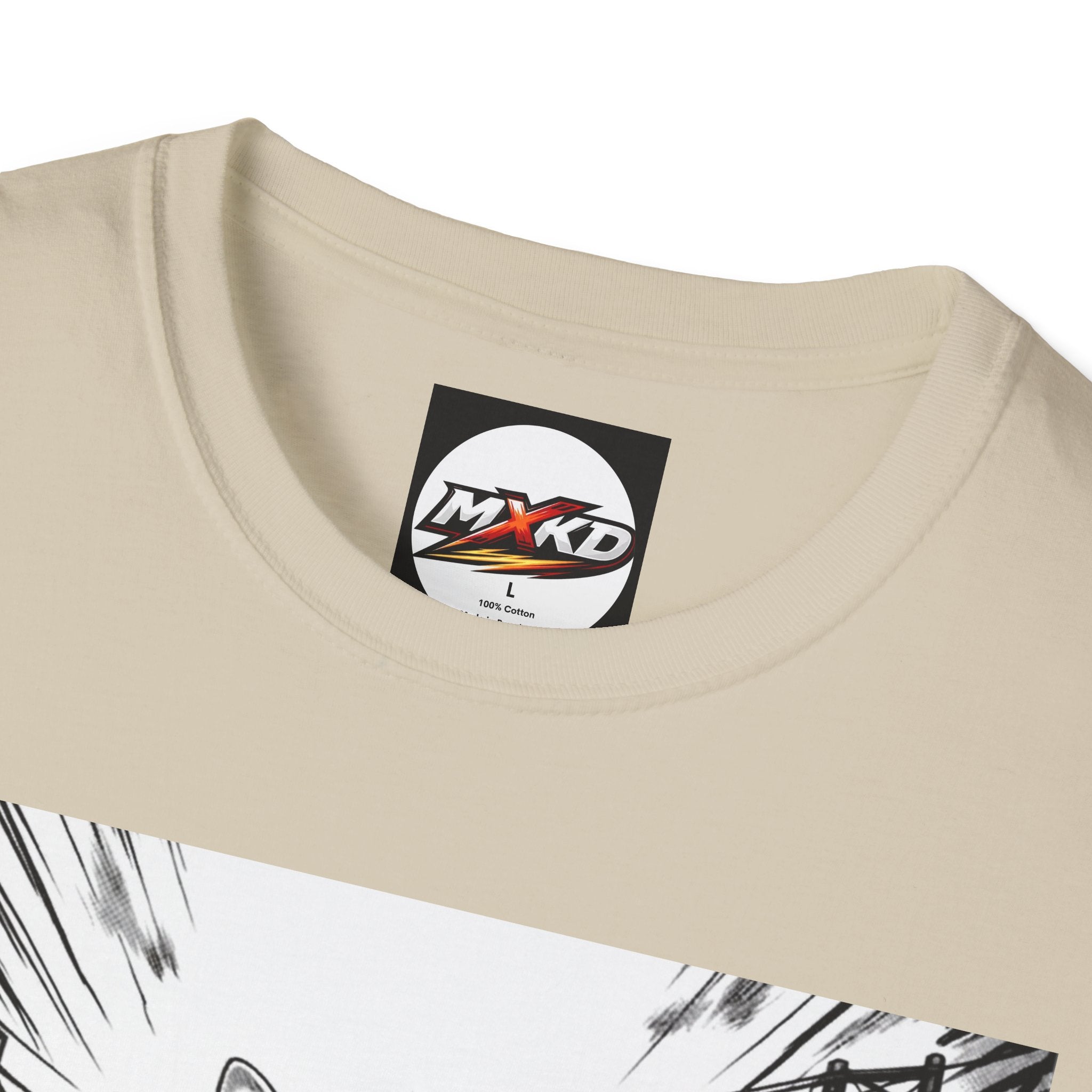 Cat Samurai T‑Shirt — Urban Noir Graphic Tee (Mxkd)