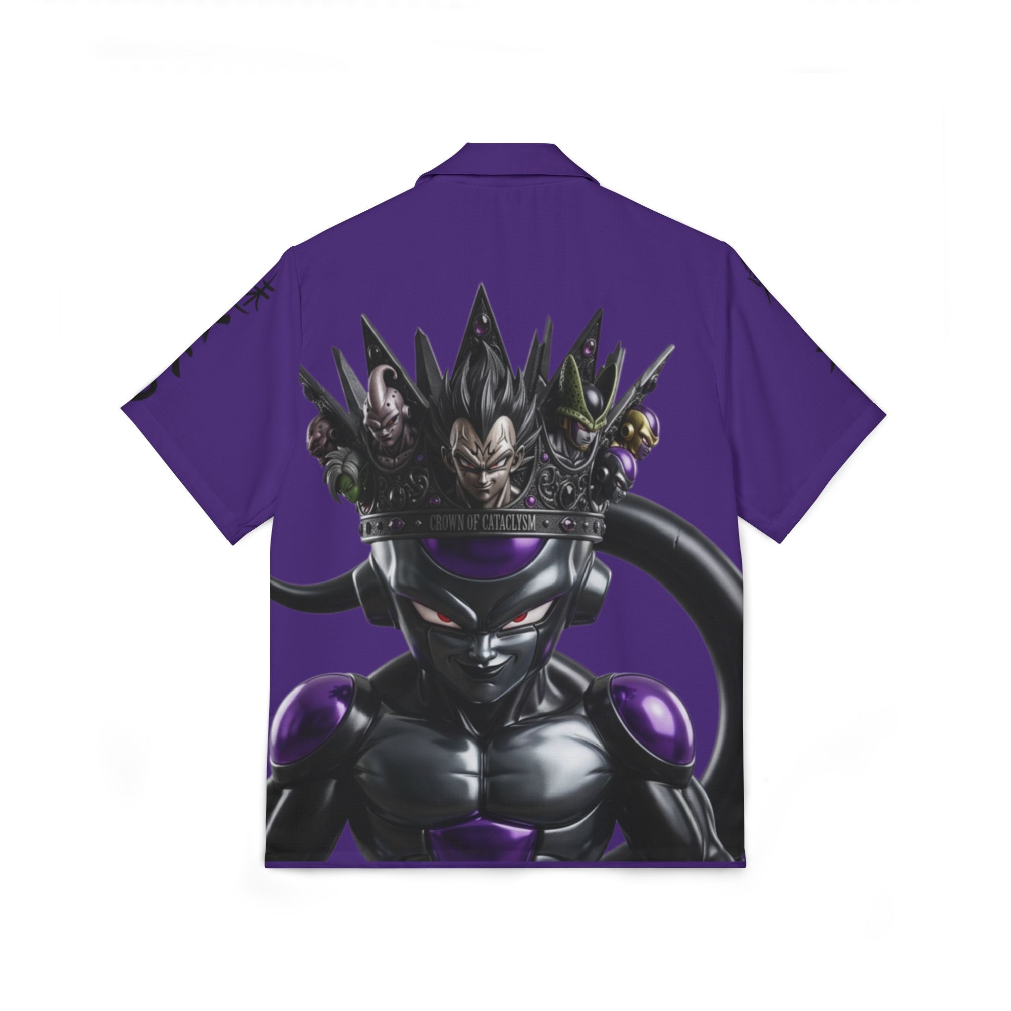 Dragon Ball Master Mind Hawaiian Camp Shirt — Men's Button-Up