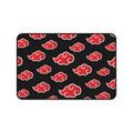 Akatsuki Cloud Desk Mat — Anime Red Cloud Mouse Pad