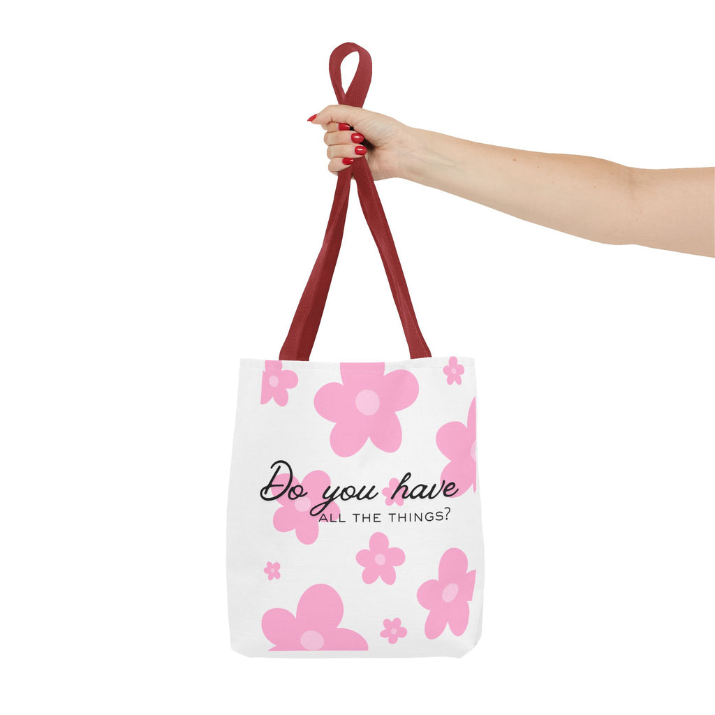 'Do You Have All The Things?' & 'Spend The Night Bag' Reversible AOP Shopper Tote Bag