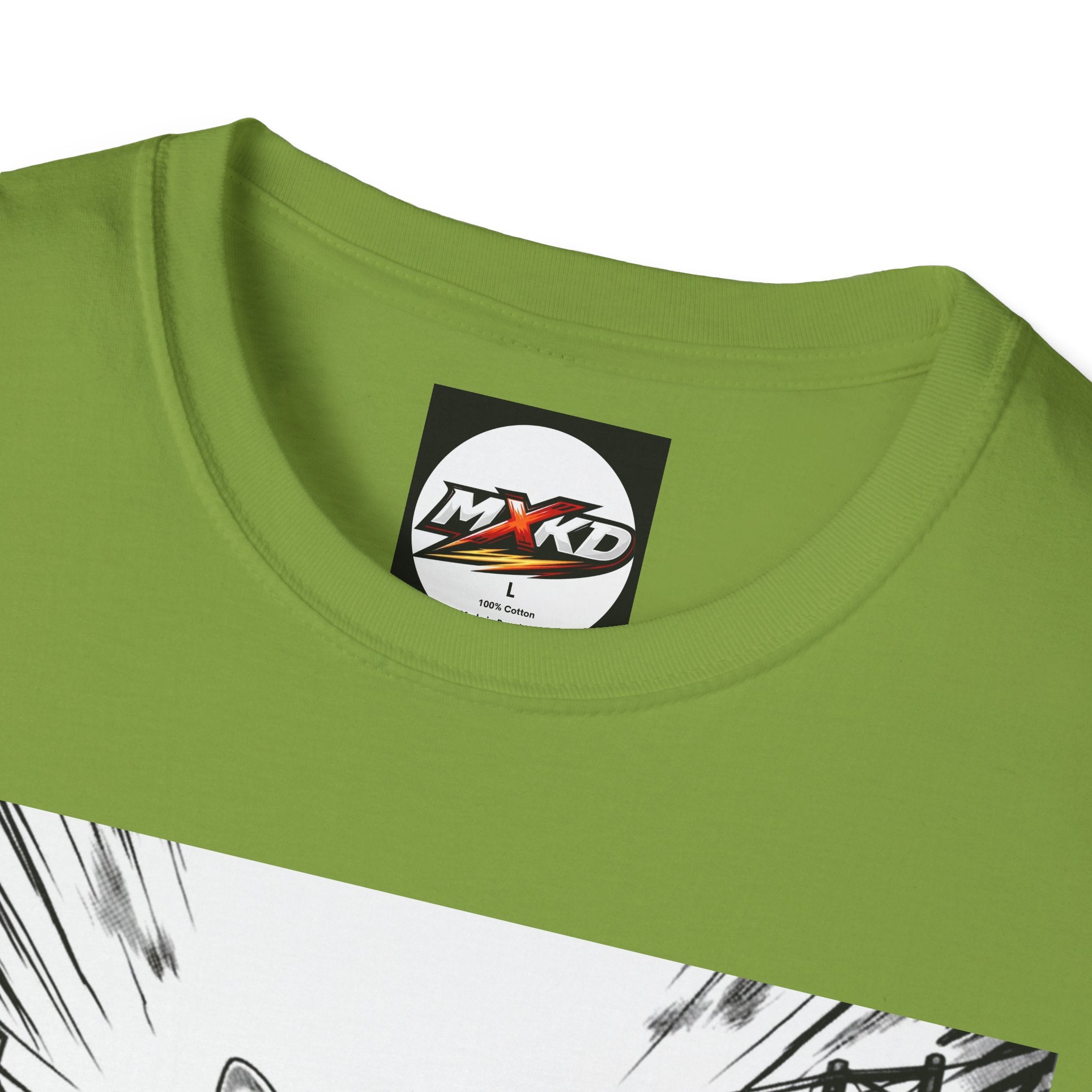 Cat Samurai T‑Shirt — Urban Noir Graphic Tee (Mxkd)