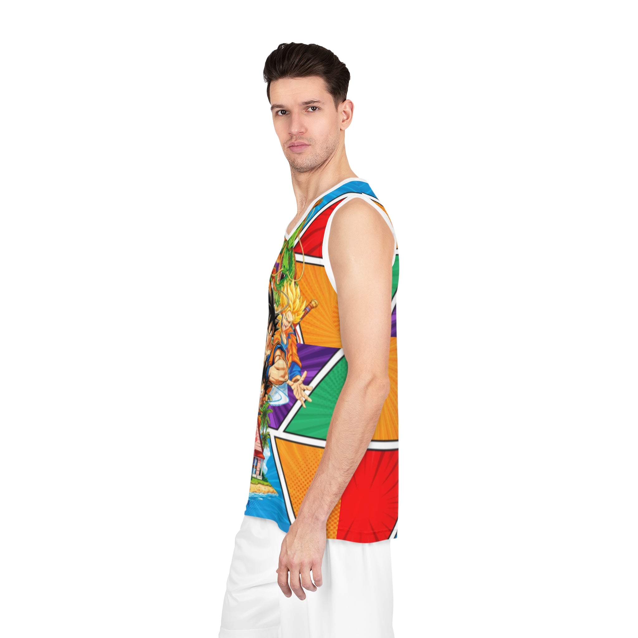 Dragon Ball Z All-Over Print Basketball Jersey