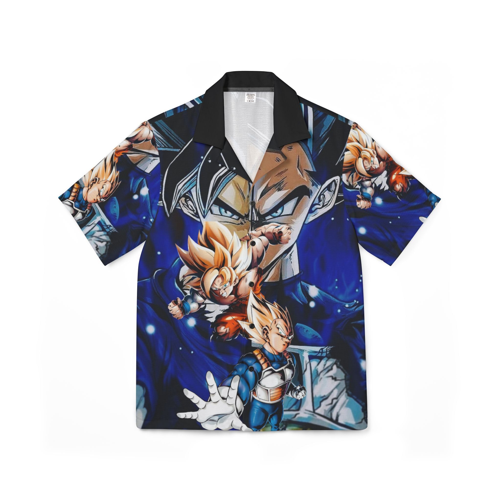 Dragon Ball Goku & Vegeta Hawaiian Camp Shirt