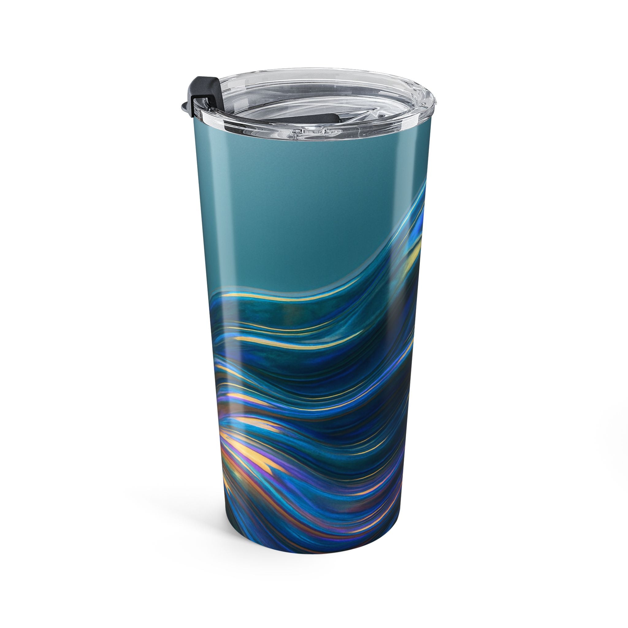 20oz Iridescent Wave Tumbler — Double-Wall Travel Cup