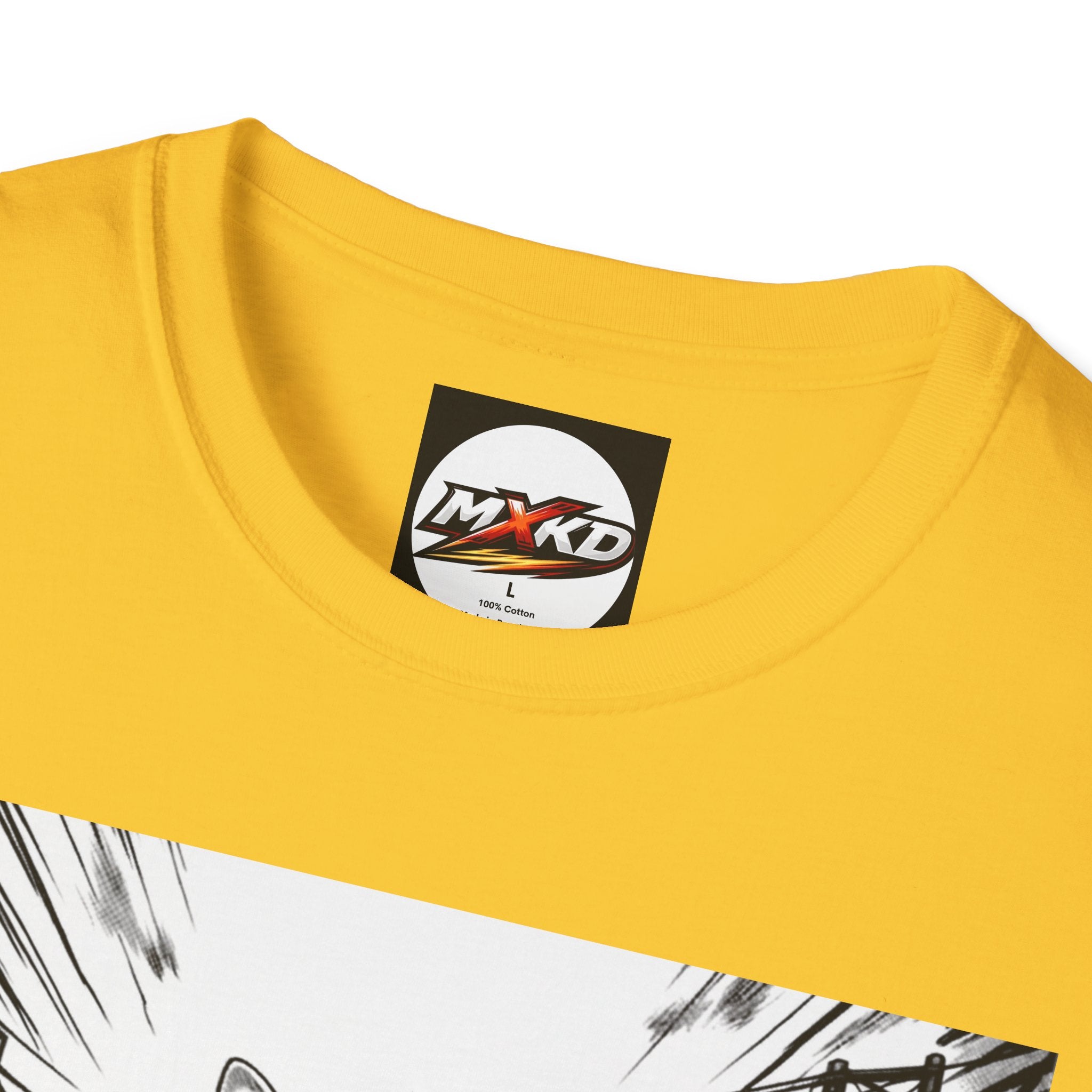 Cat Samurai T‑Shirt — Urban Noir Graphic Tee (Mxkd)