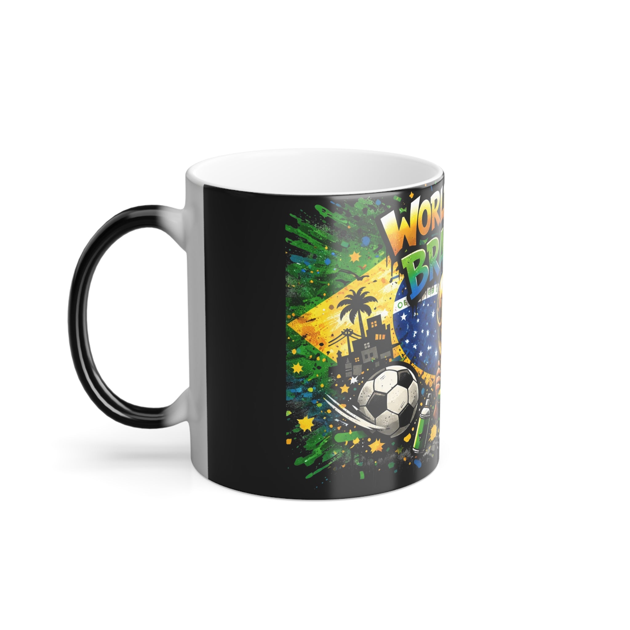 Color-Changing Mug — World Cup Brasil Trophy Design (11oz)