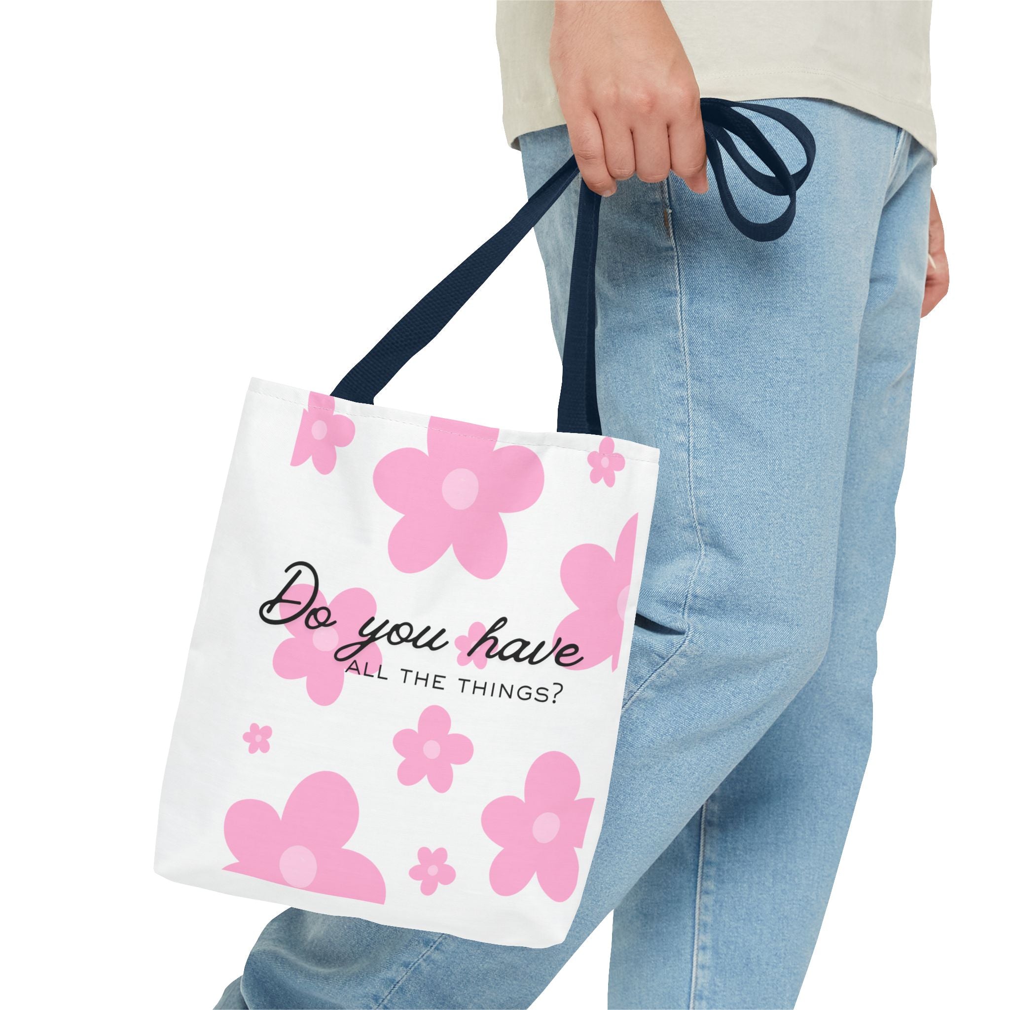 'Do You Have All The Things?' & 'Spend The Night Bag' Reversible AOP Shopper Tote Bag