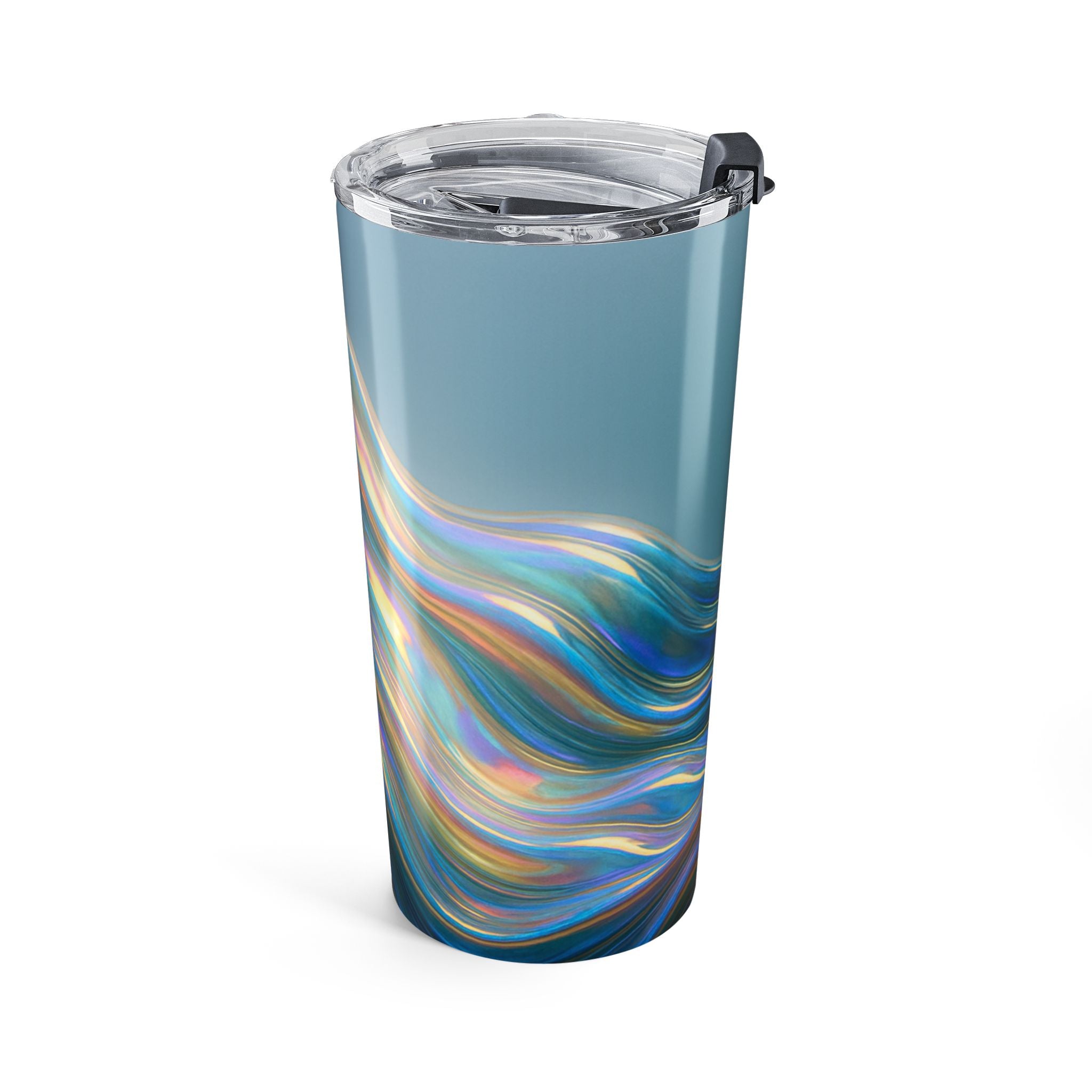 20oz Iridescent Wave Tumbler — Double-Wall Travel Cup