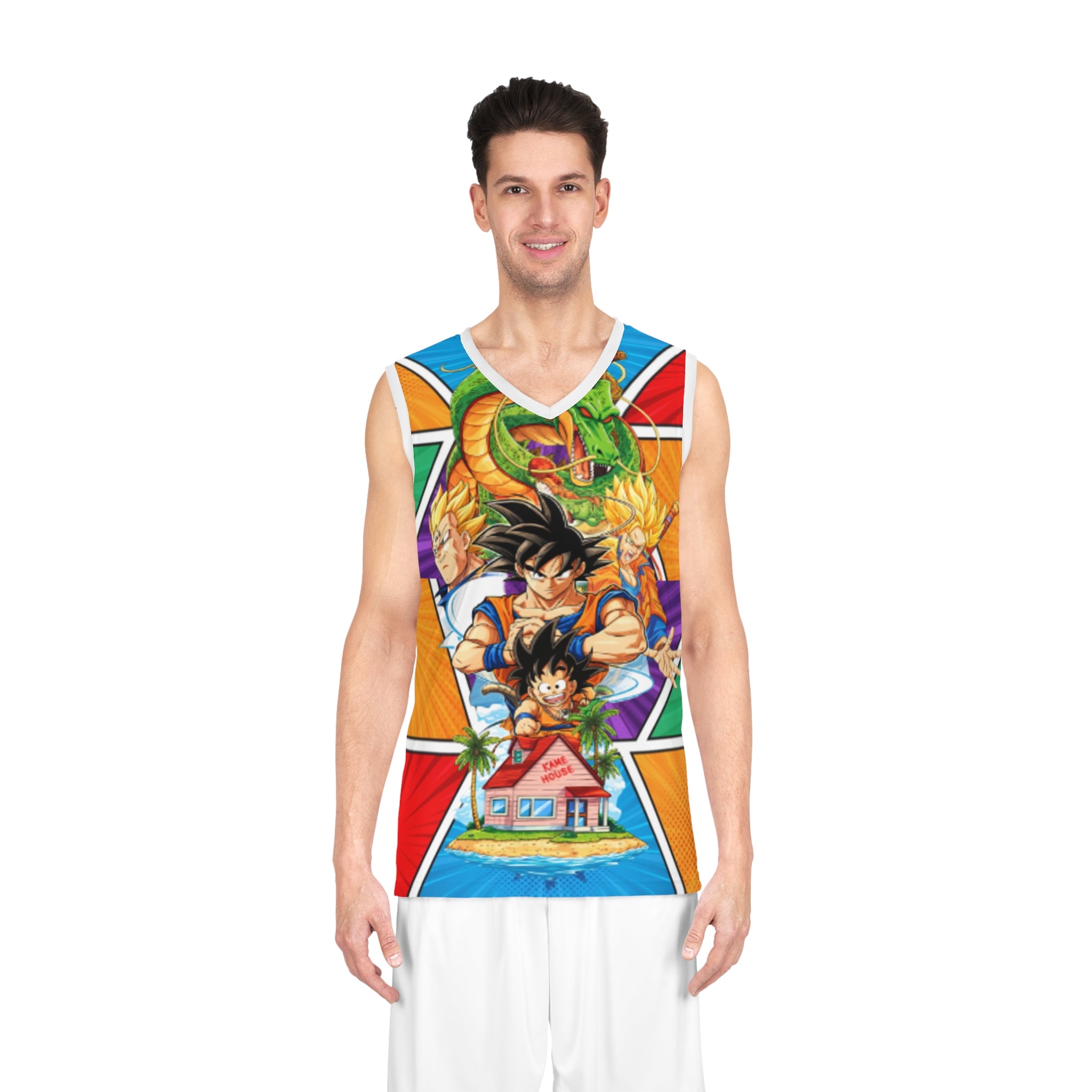 Dragon Ball Z All-Over Print Basketball Jersey