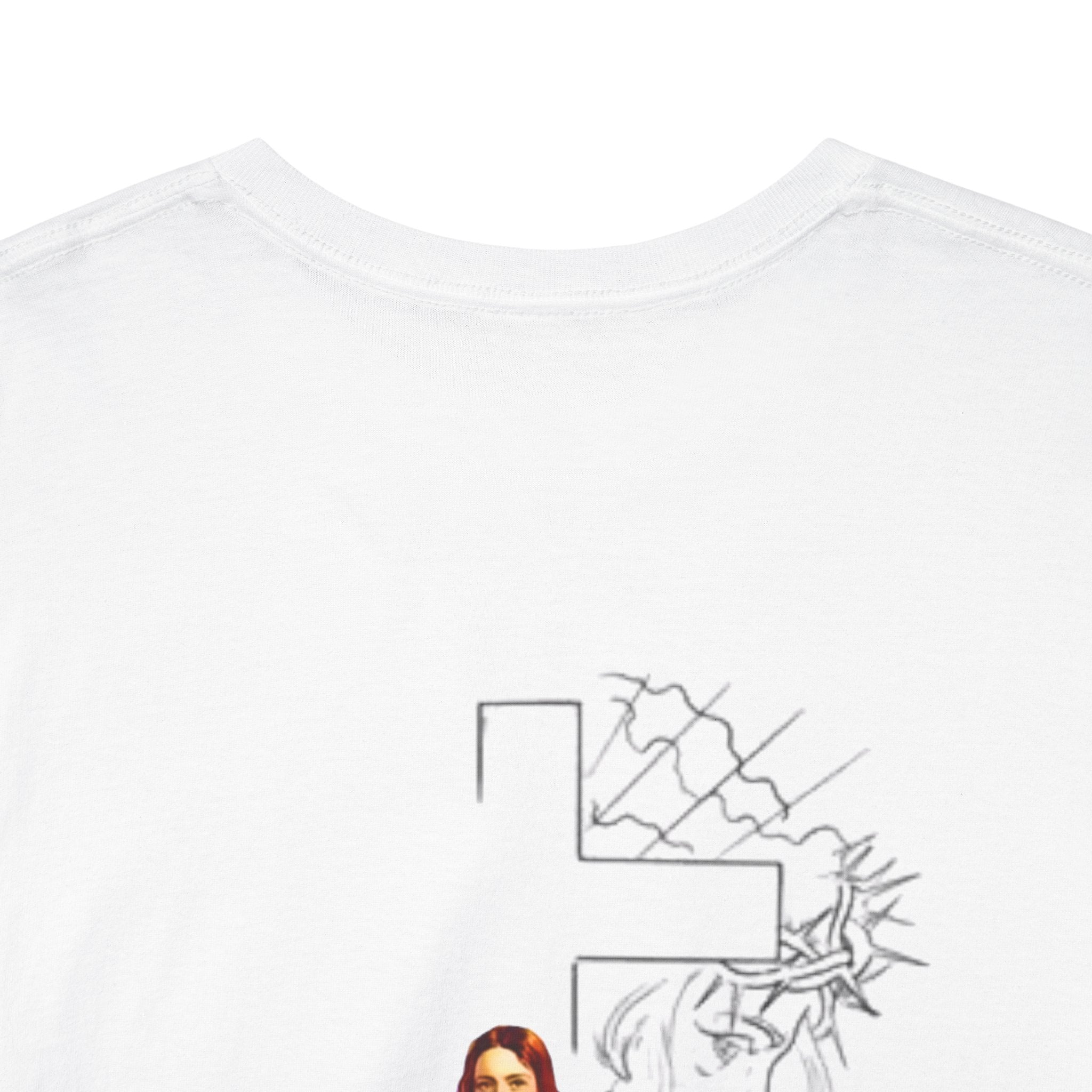 Christian Jesus Tee — Cute Chibi Front & Classic Back Religious T-Shirt