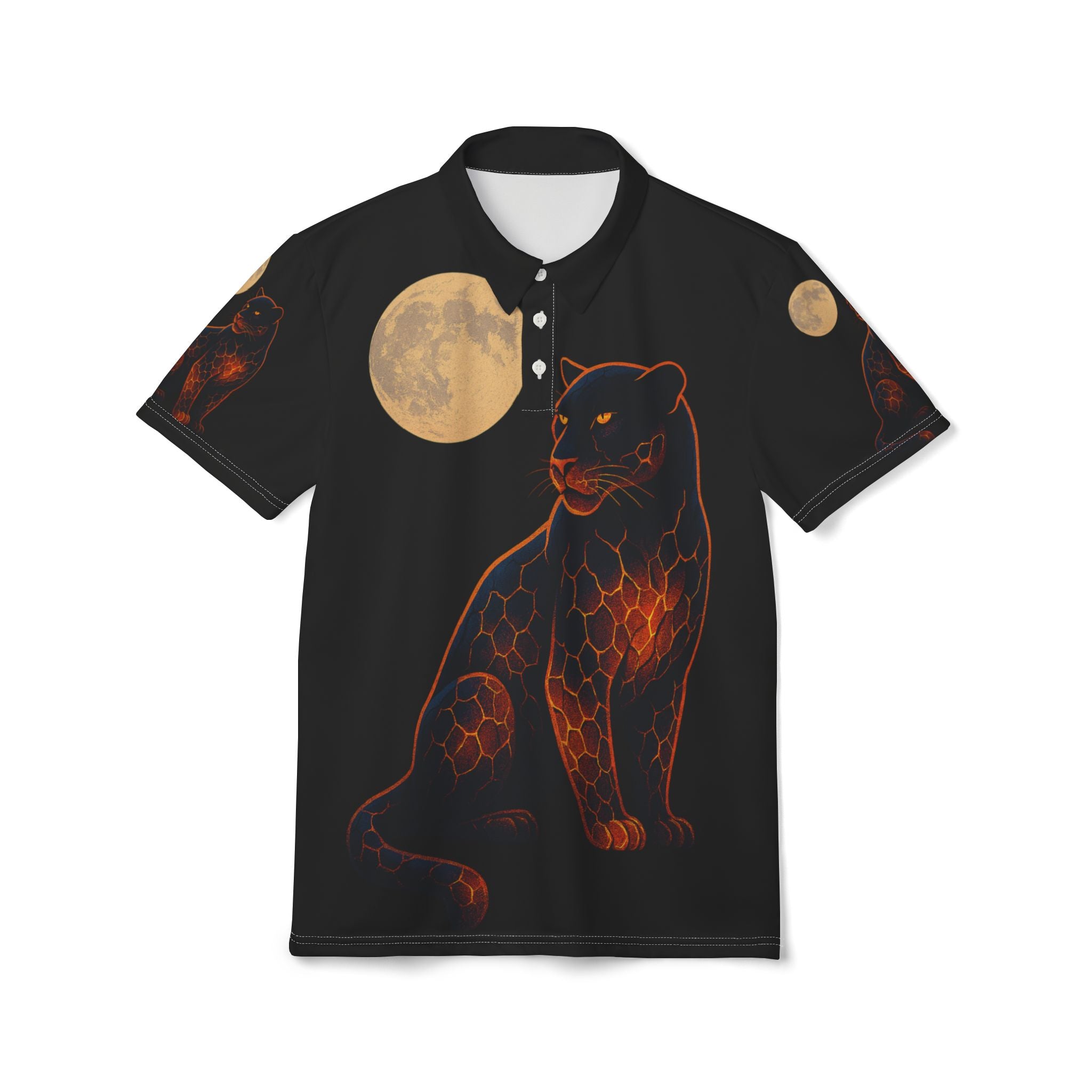 Moonlit Ember Panther Polo