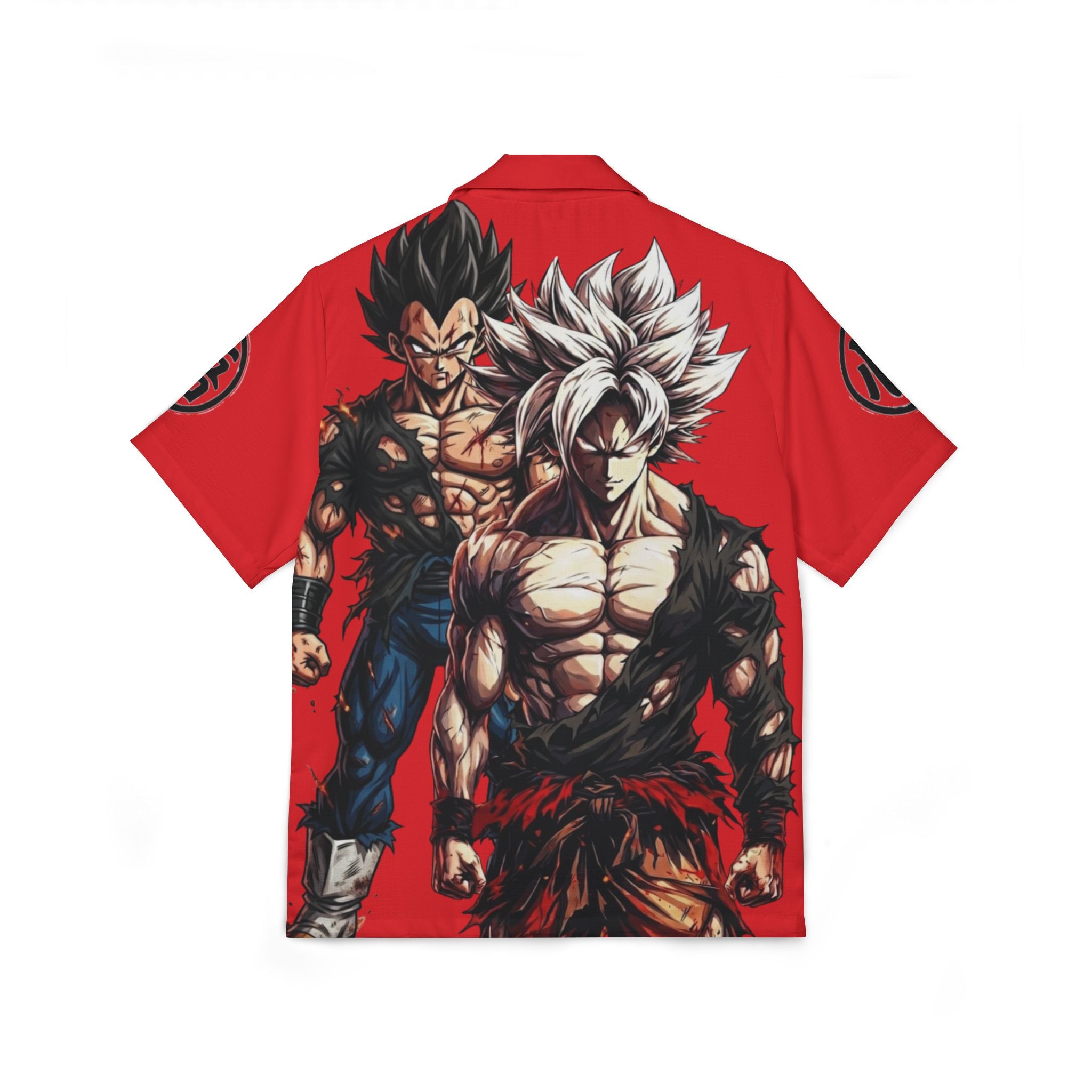 Dragon Ball Hawaiian Camp Shirt — Goku & Vegeta AOP