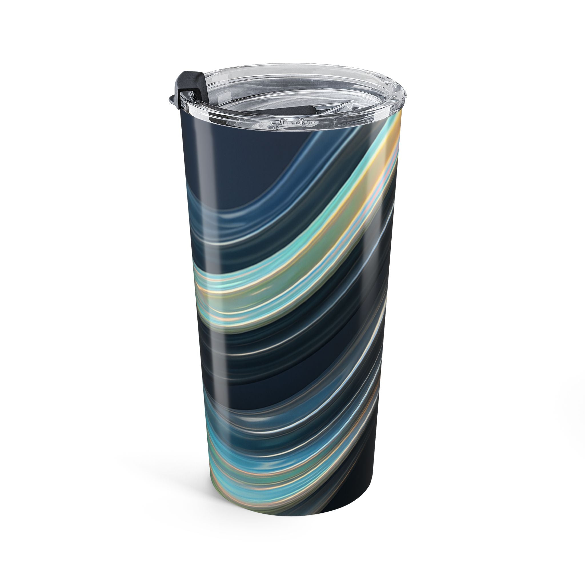 20oz Swirl Tumbler — Iridescent Wave Stainless Travel Cup