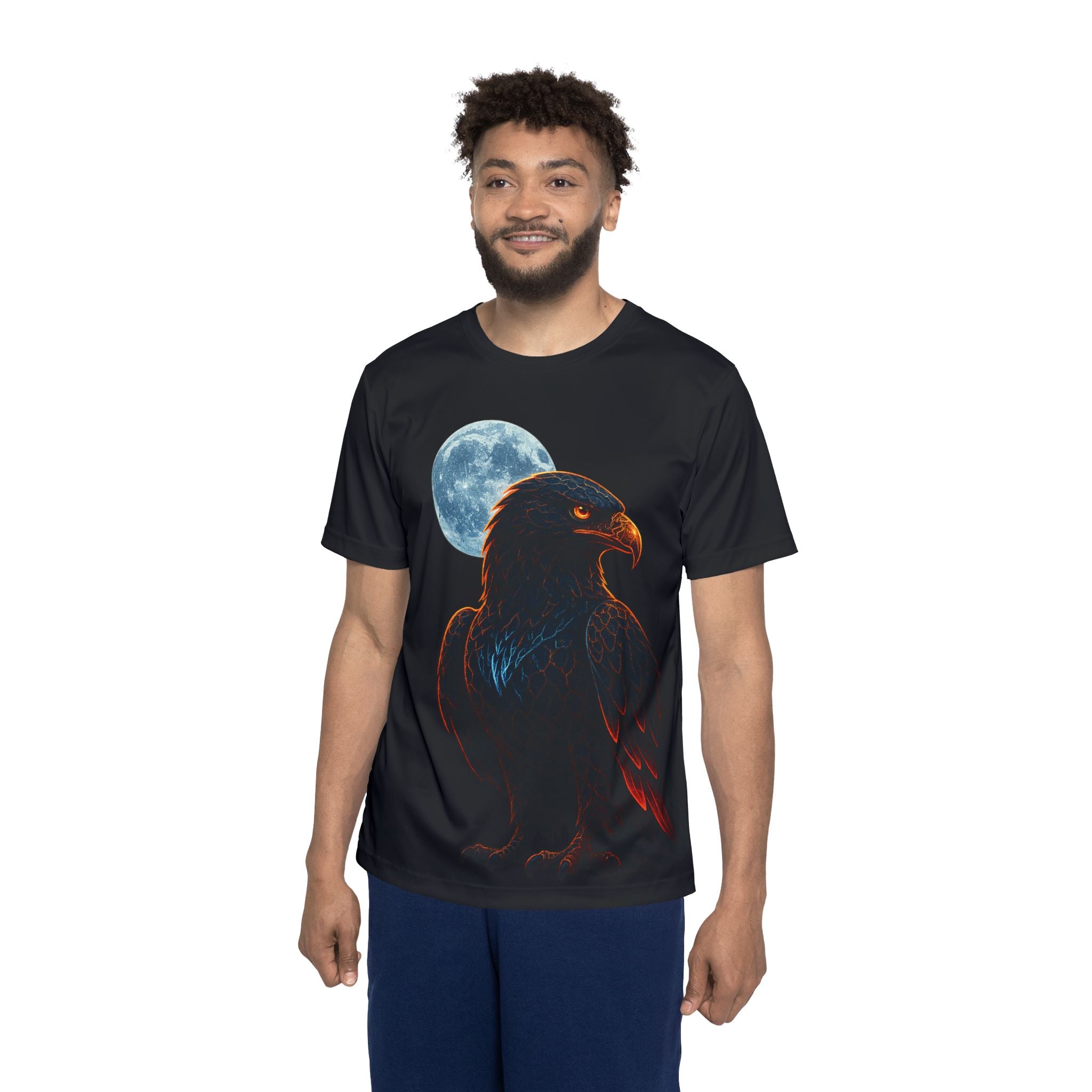 Eagle Moon Men’s Sports Jersey — Night Hawk Graphic AOP