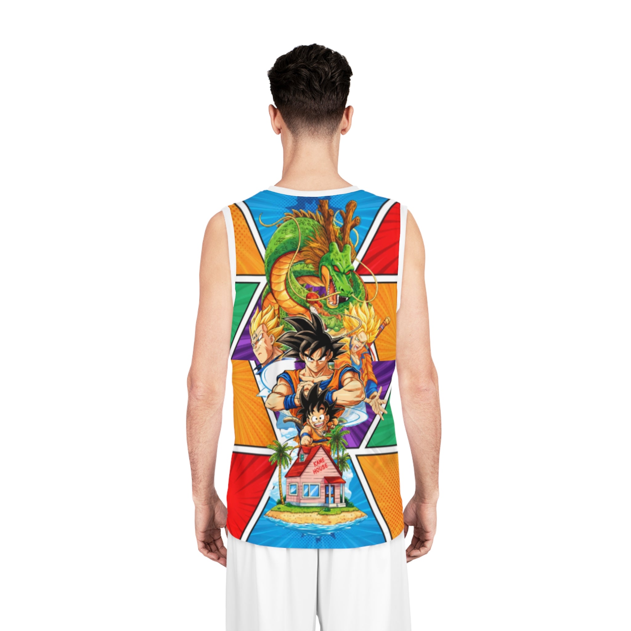 Dragon Ball Z All-Over Print Basketball Jersey
