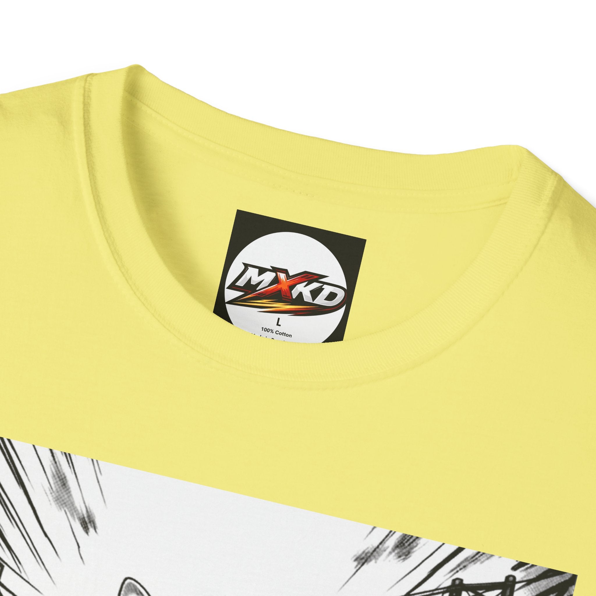 Cat Samurai T‑Shirt — Urban Noir Graphic Tee (Mxkd)