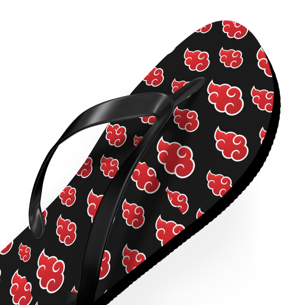 Akatsuki Cloud Flip Flops – Anime Pattern Beach Sandals