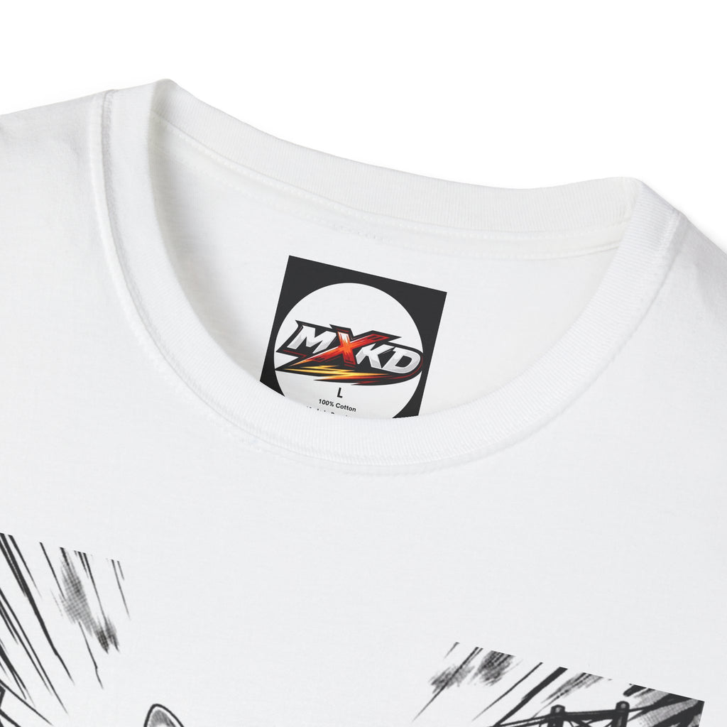 Cat Samurai T‑Shirt — Urban Noir Graphic Tee (Mxkd)