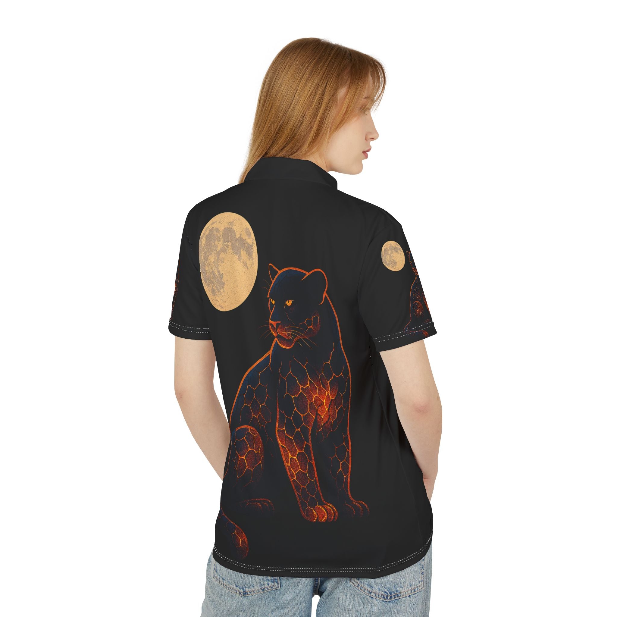 Moonlit Ember Panther Polo