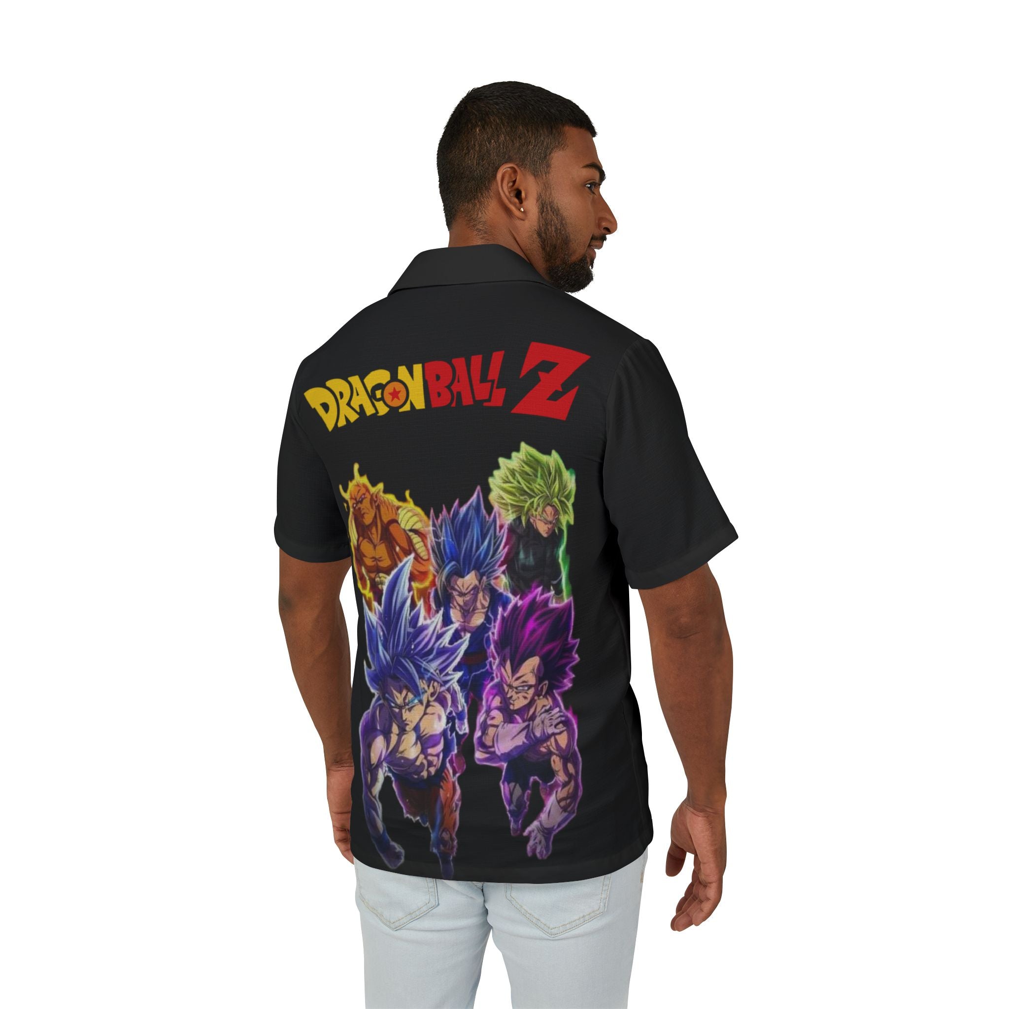 Dragon Ball Z Hawaiian Shirt - Super Team Camp Shirt