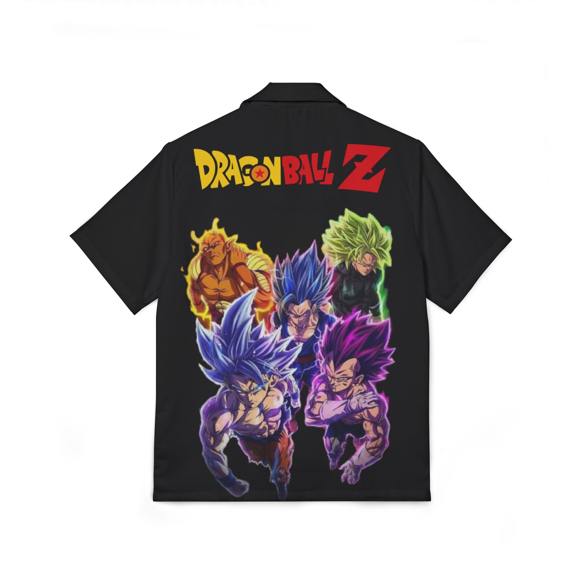Dragon Ball Z Hawaiian Shirt - Super Team Camp Shirt