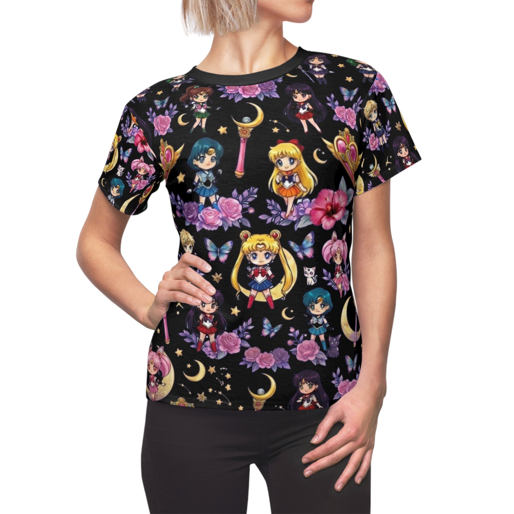 Sailor Moon Chibi All-Over Print Women's Tee