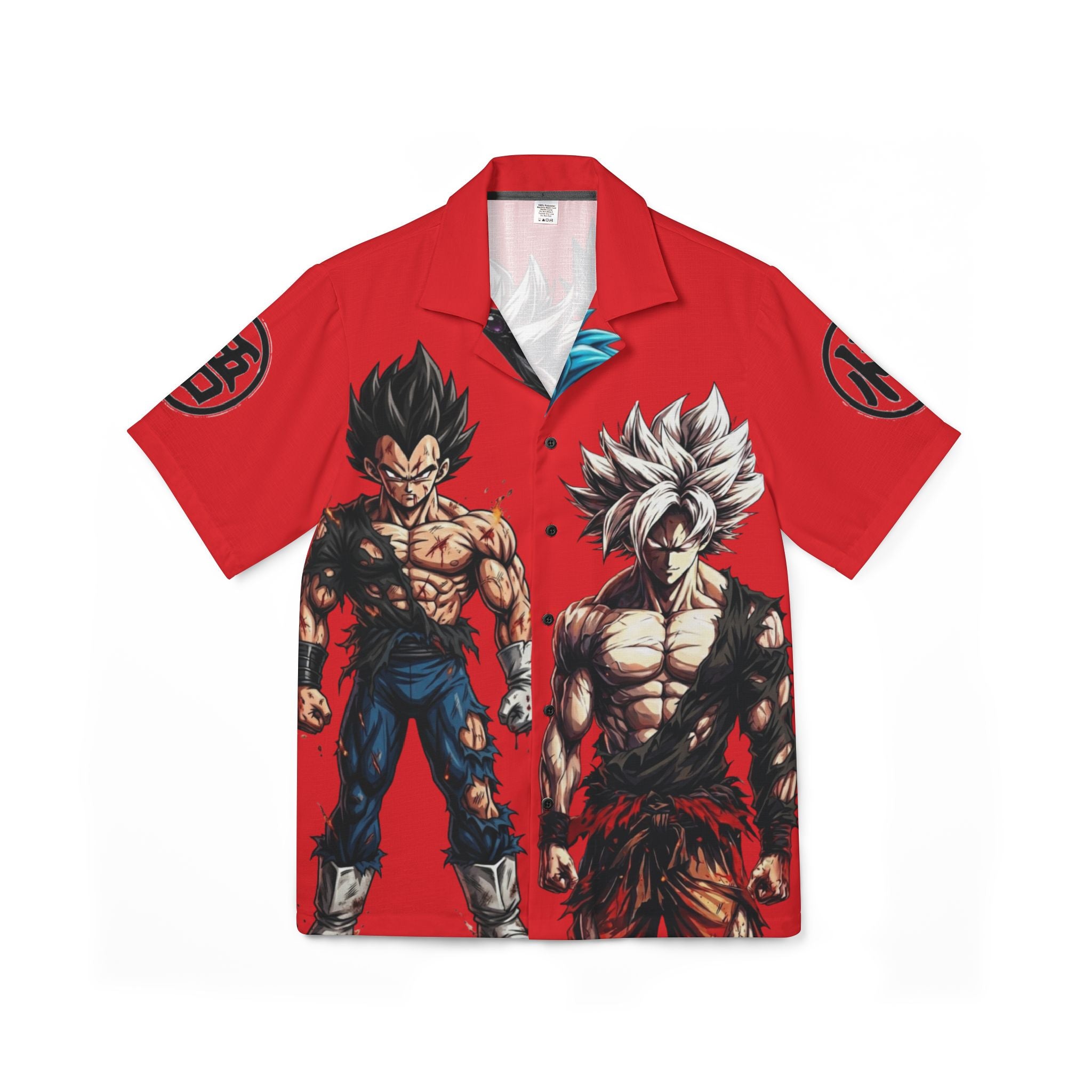 Dragon Ball Hawaiian Camp Shirt — Goku & Vegeta AOP