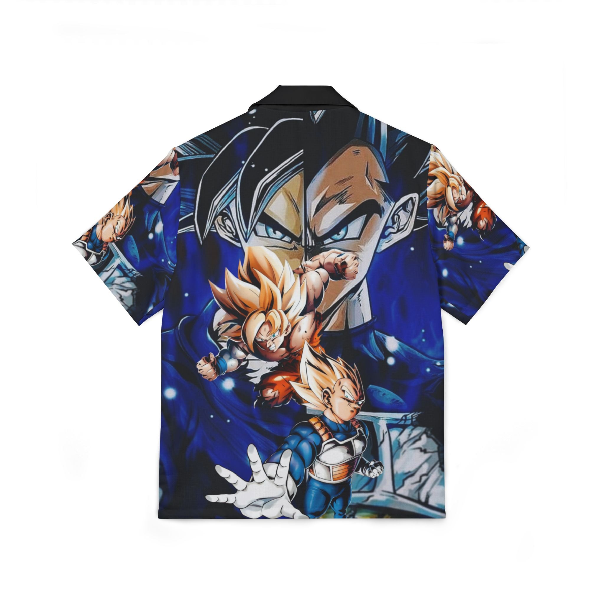 Dragon Ball Goku & Vegeta Hawaiian Camp Shirt