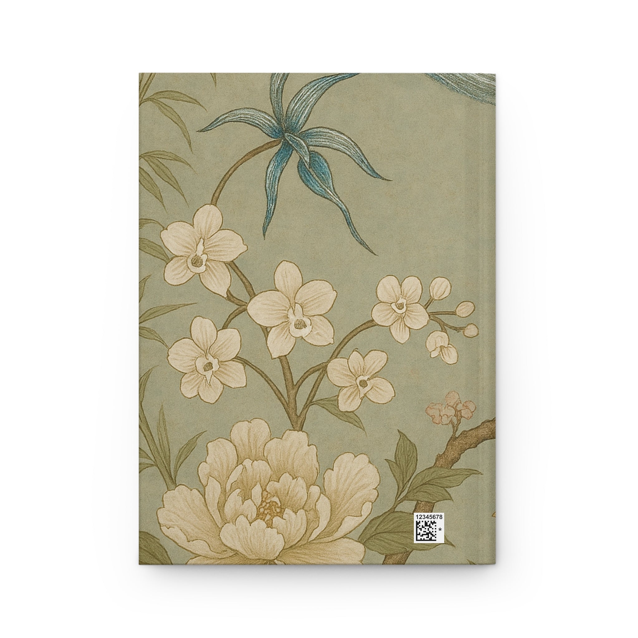 Botanical Parrot Hardcover Journal — Floral Vintage Bird Notebook