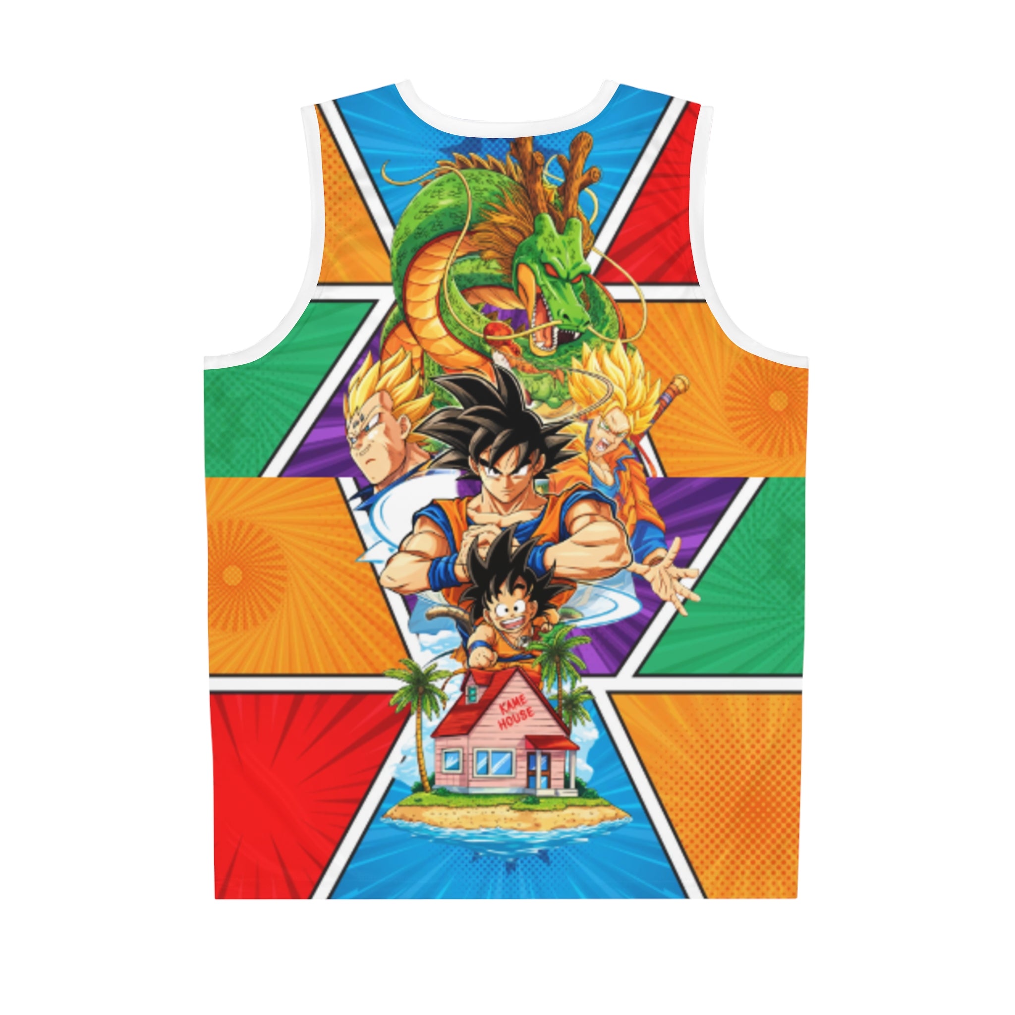 Dragon Ball Z All-Over Print Basketball Jersey