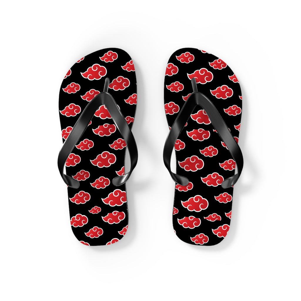Akatsuki Cloud Flip Flops – Anime Pattern Beach Sandals