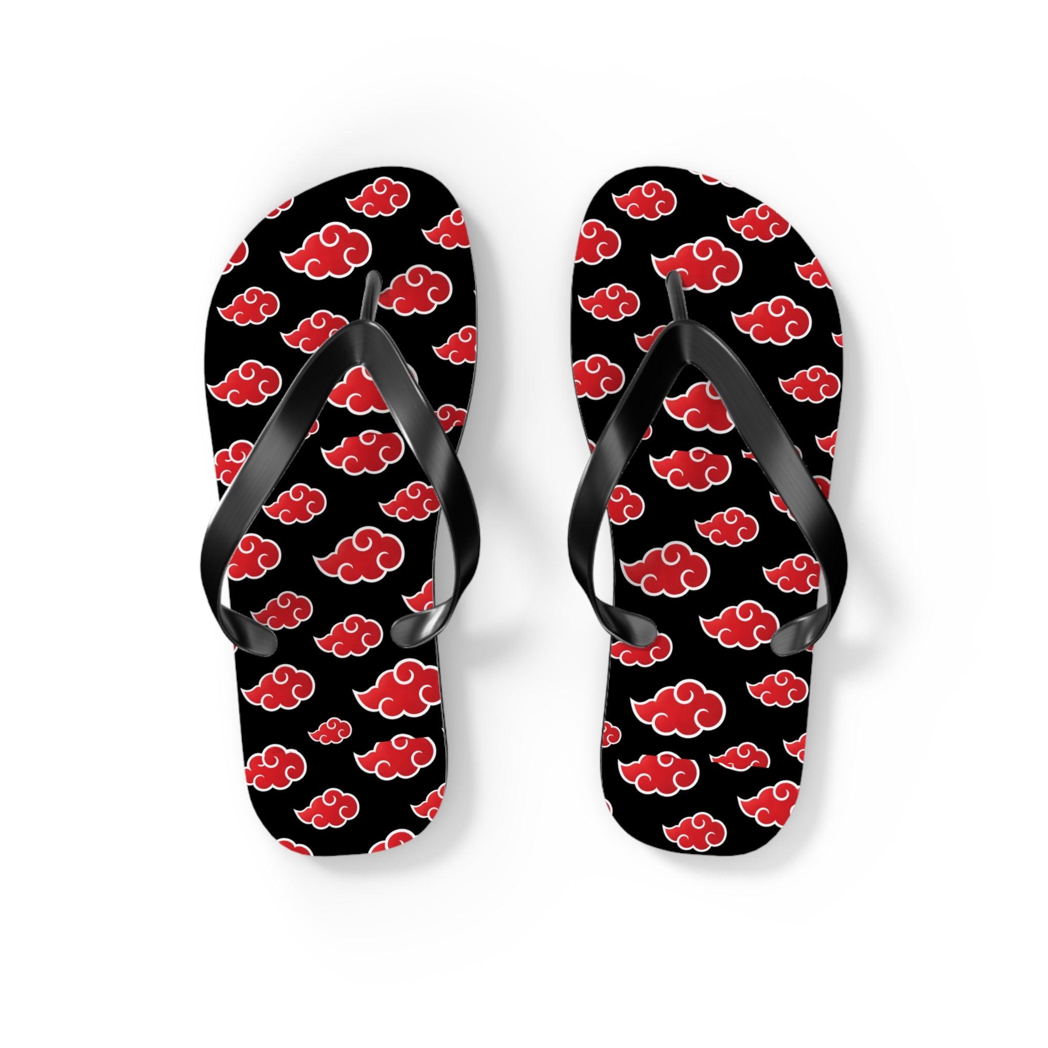 Akatsuki Cloud Flip Flops – Anime Pattern Beach Sandals