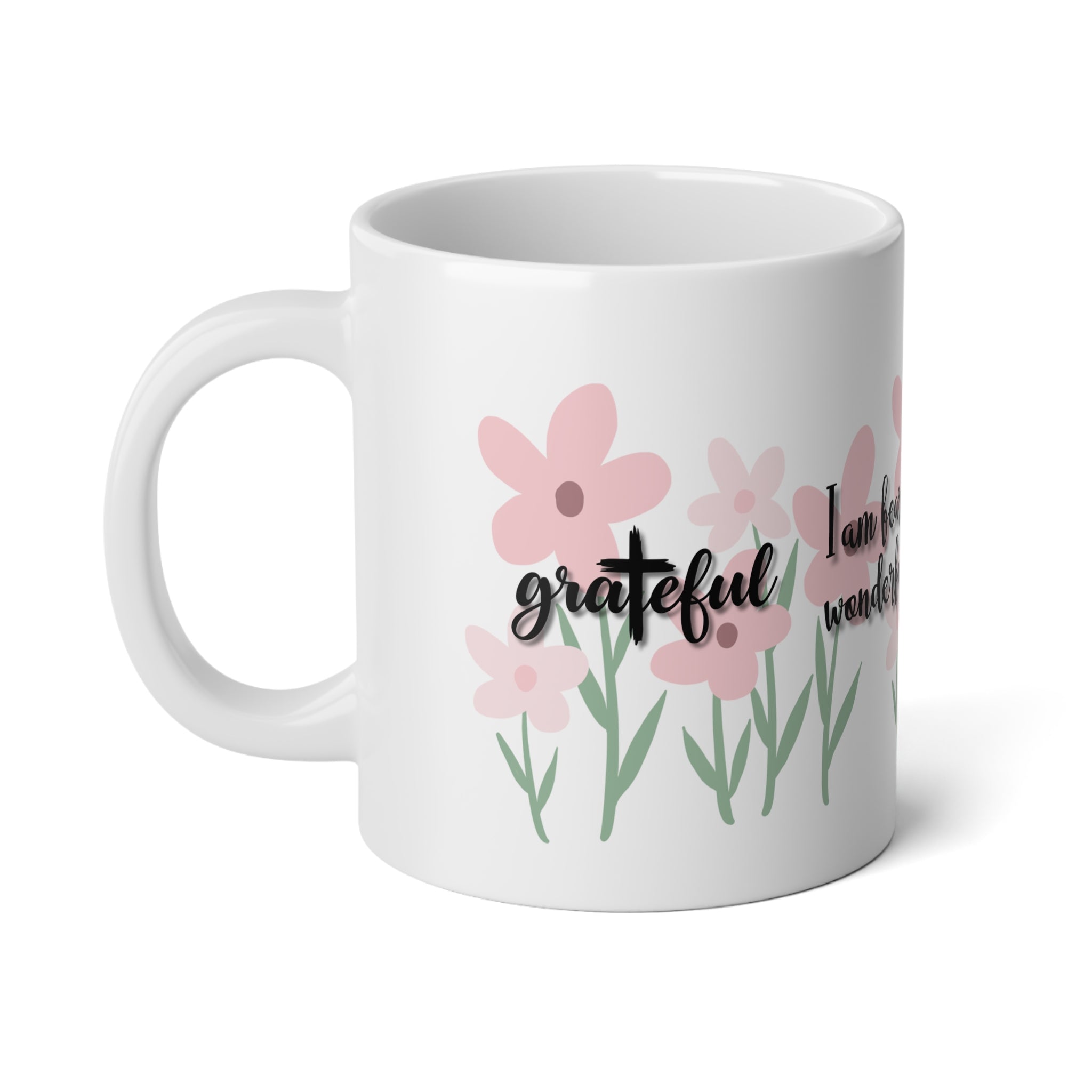 Christian faith  "I am fearfully and wonderfully made" Inspirational Christian Coffee Cup