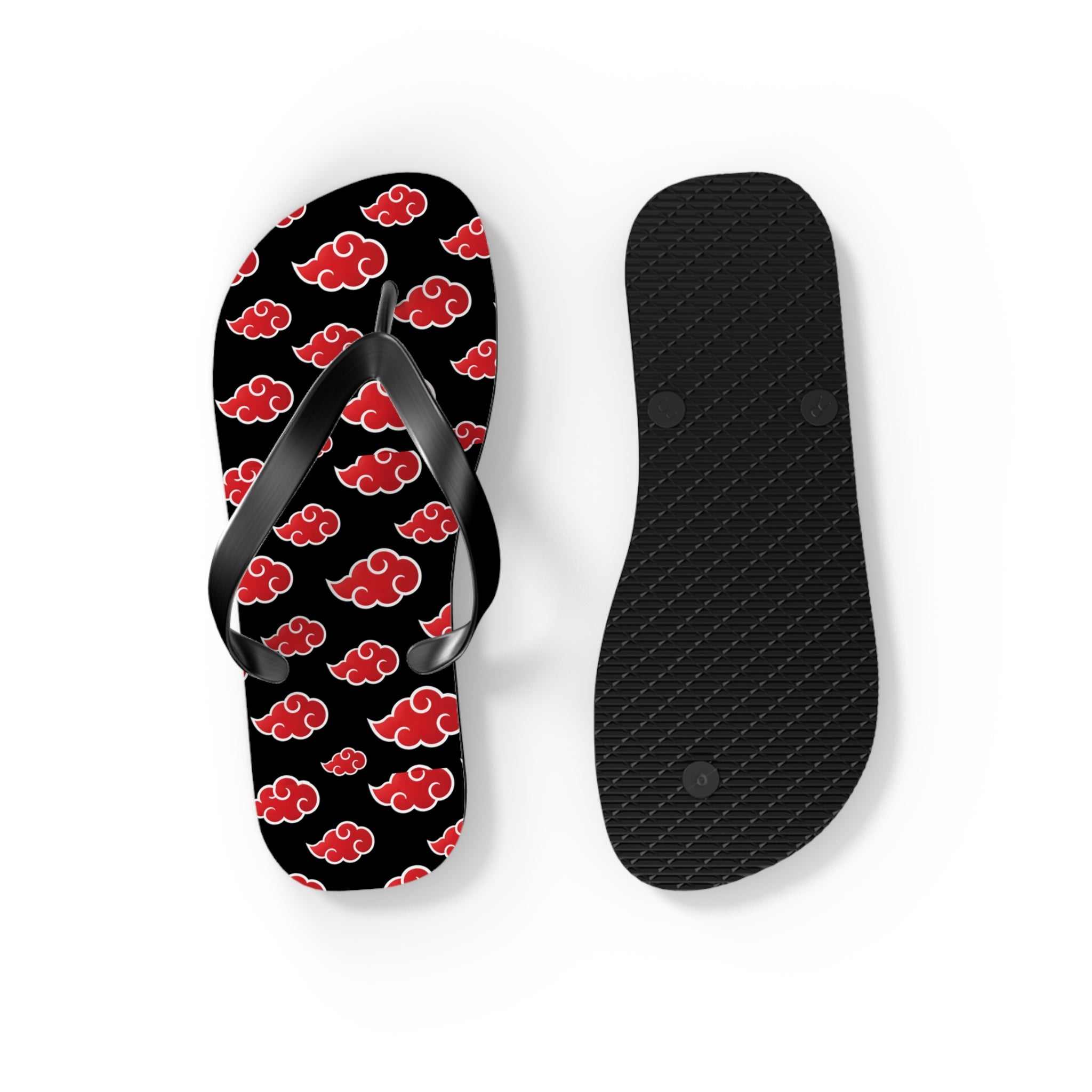 Akatsuki Cloud Flip Flops – Anime Pattern Beach Sandals