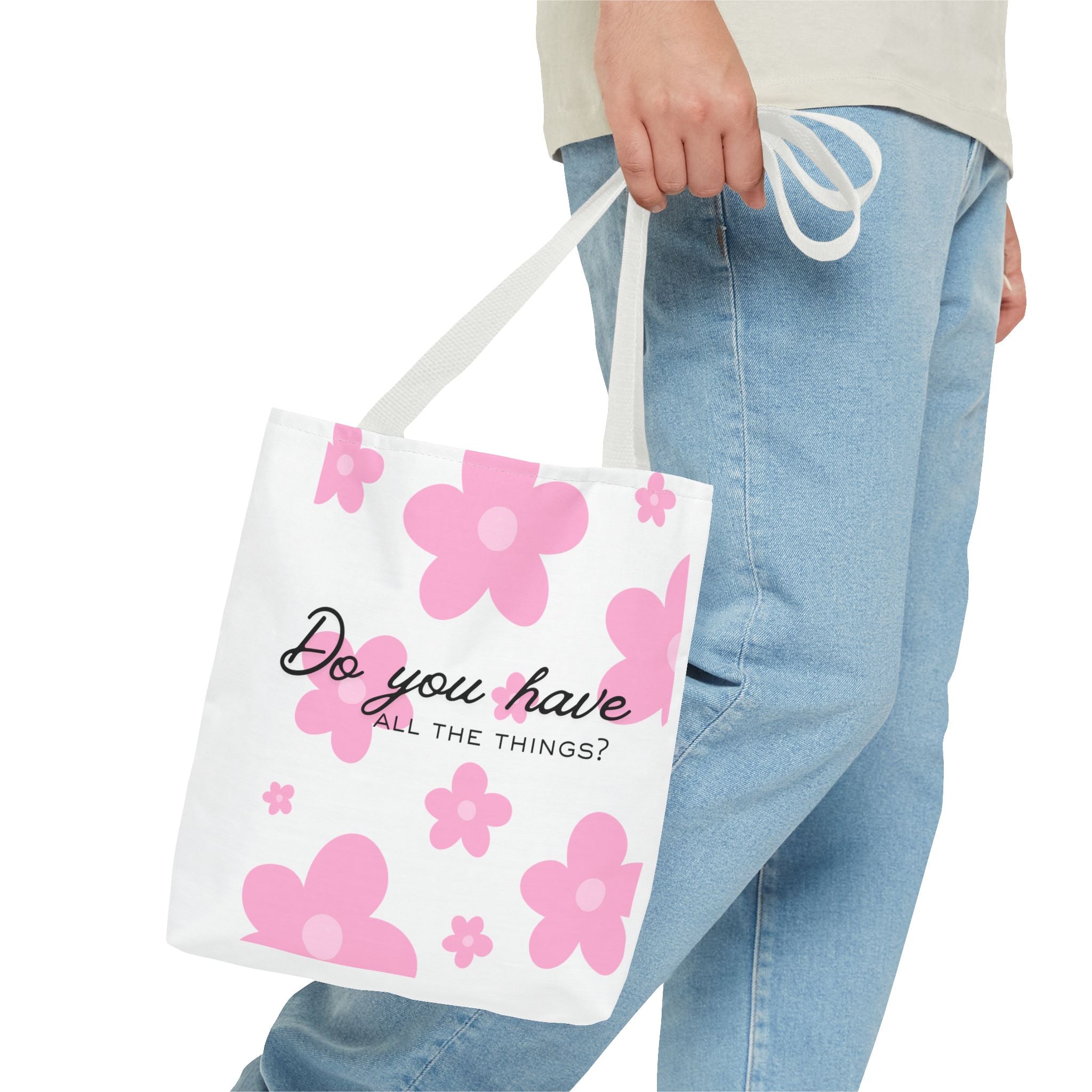 'Do You Have All The Things?' & 'Spend The Night Bag' Reversible AOP Shopper Tote Bag