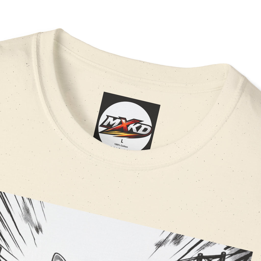 Cat Samurai T‑Shirt — Urban Noir Graphic Tee (Mxkd)