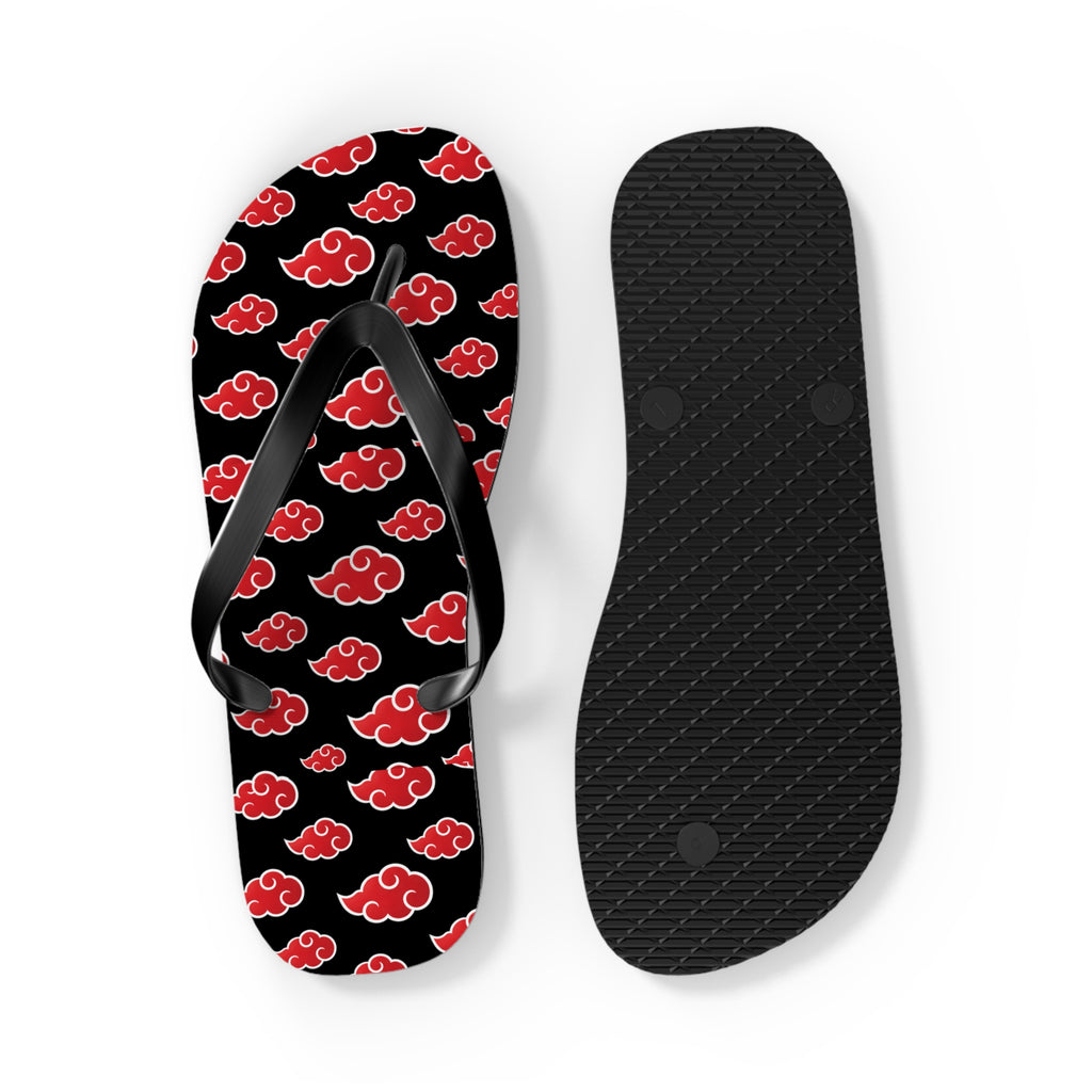 Akatsuki Cloud Flip Flops – Anime Pattern Beach Sandals